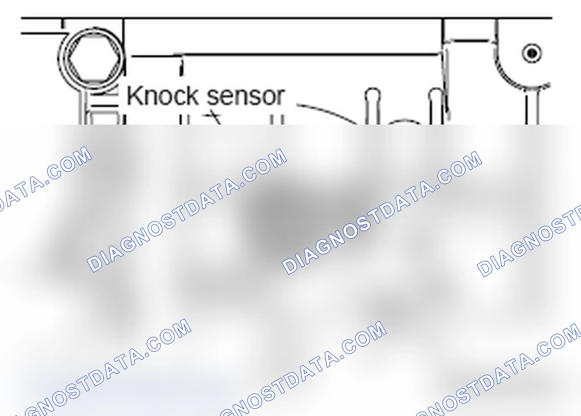 Scheme 17: >> A << KNOCK SENSOR INSTALLATION