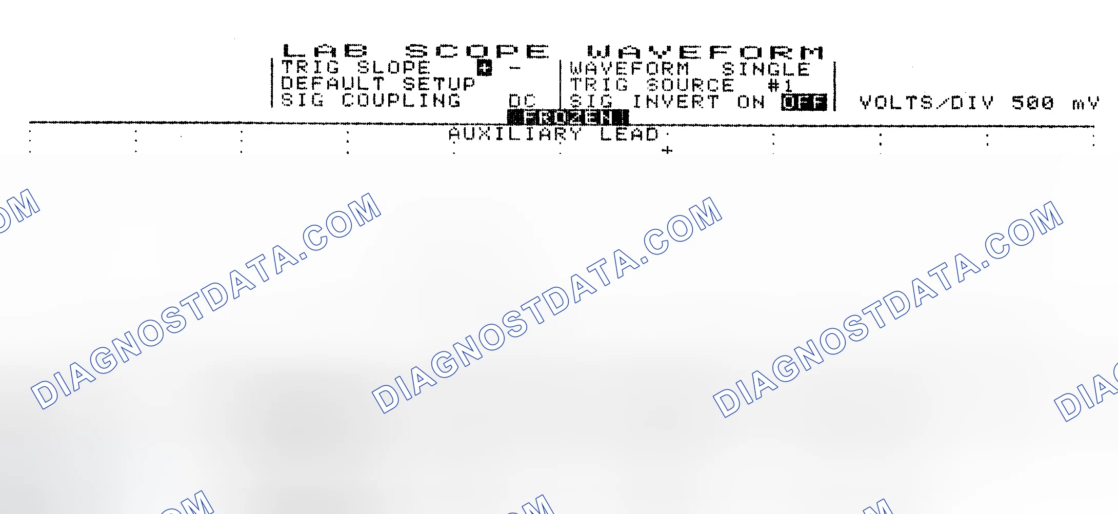 Scheme 10: Single Injector w/Excessive Current Flow - Current Pattern