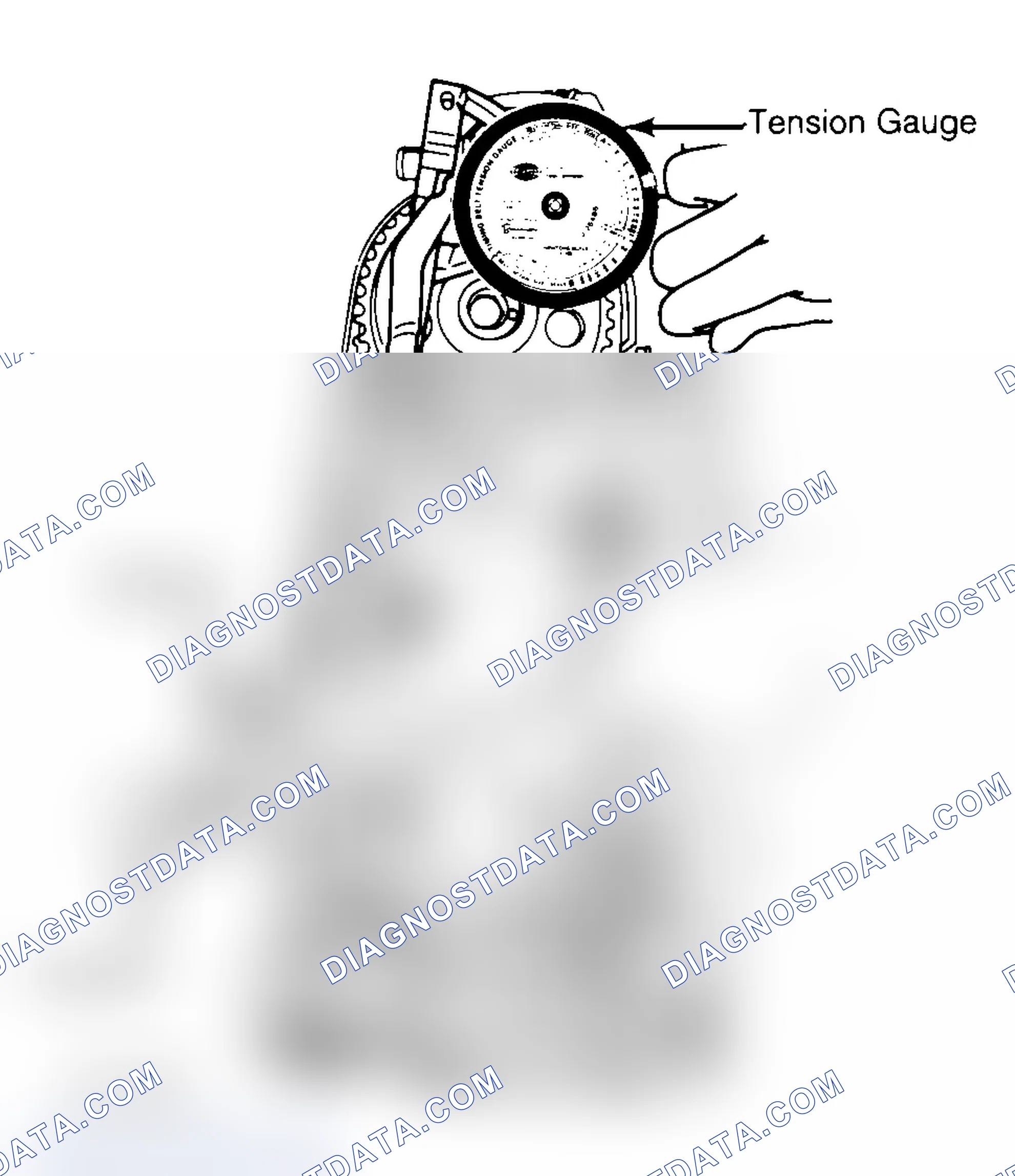 Scheme 28: Adjusting Typical Timing Belt Tension