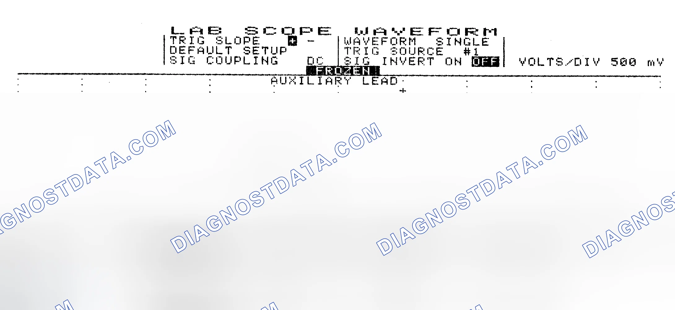 Scheme 10: Single Injector w/Excessive Current Flow - Current Pattern