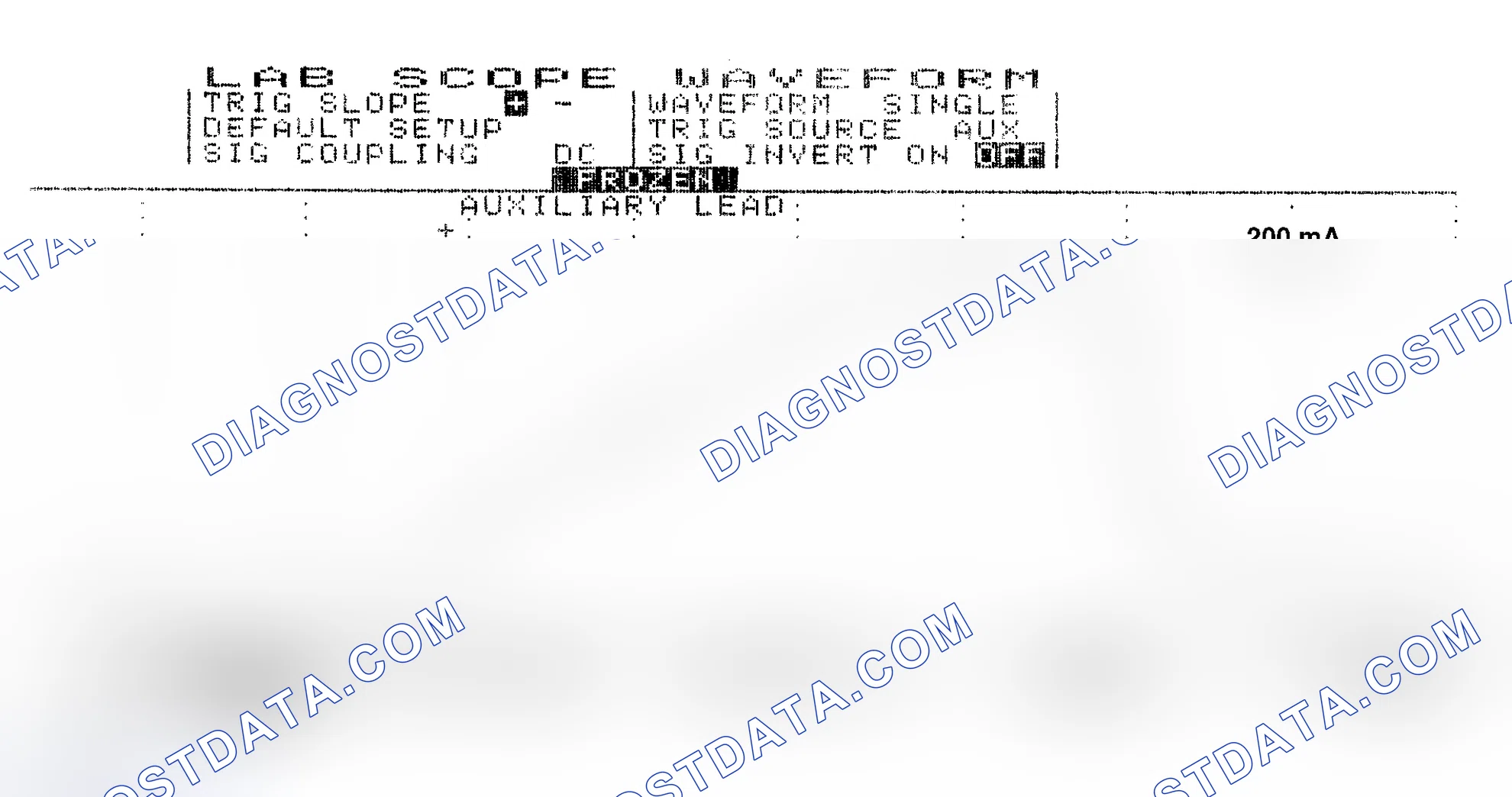 Scheme 13: Single Injector w/Normal Current Flow - Current Pattern