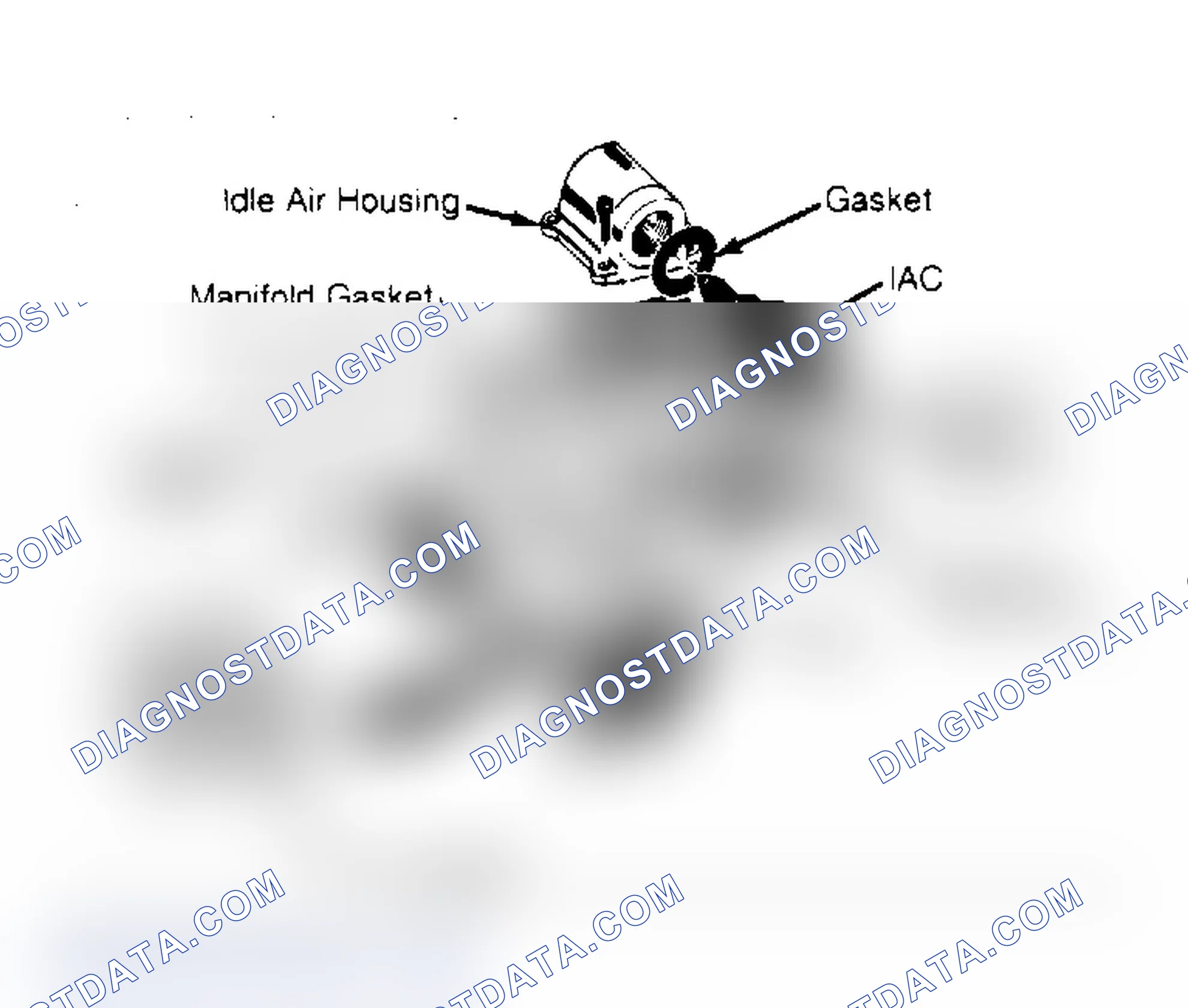 Scheme 25: Exploded View of Typical Throttle Body