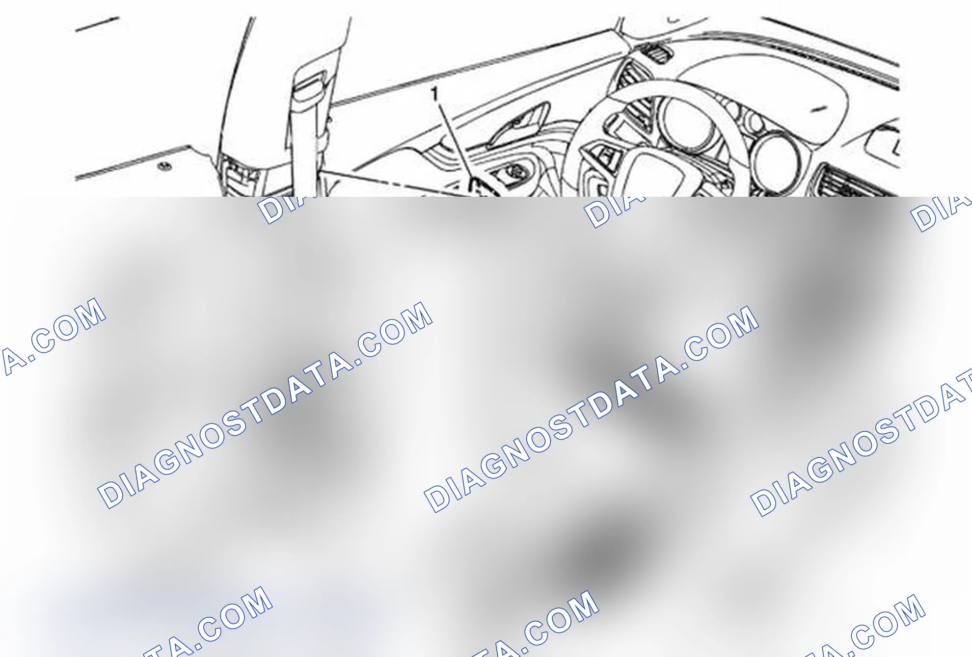 Scheme 72: Center Pillar Lower Trim Panel Replacement (Encore)