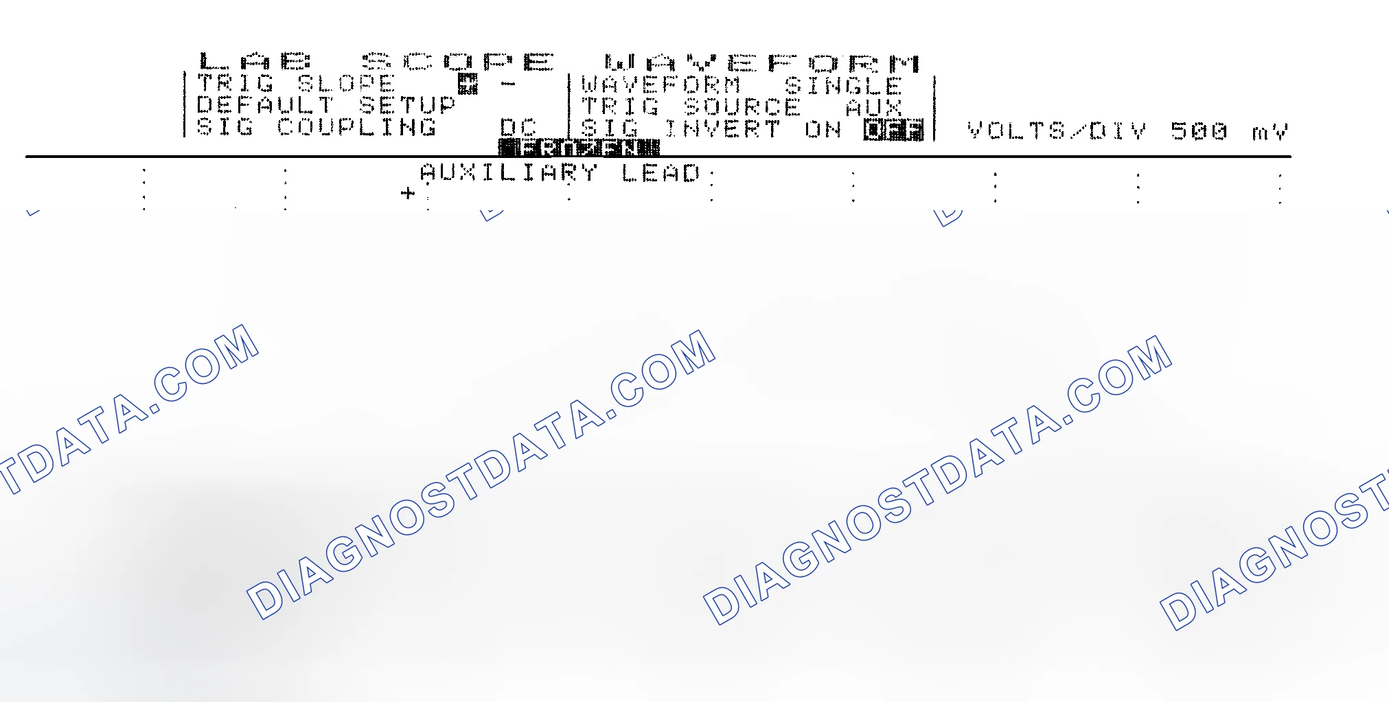 Scheme 14: Single Injector w/Excessive Current Flow - Current Pattern
