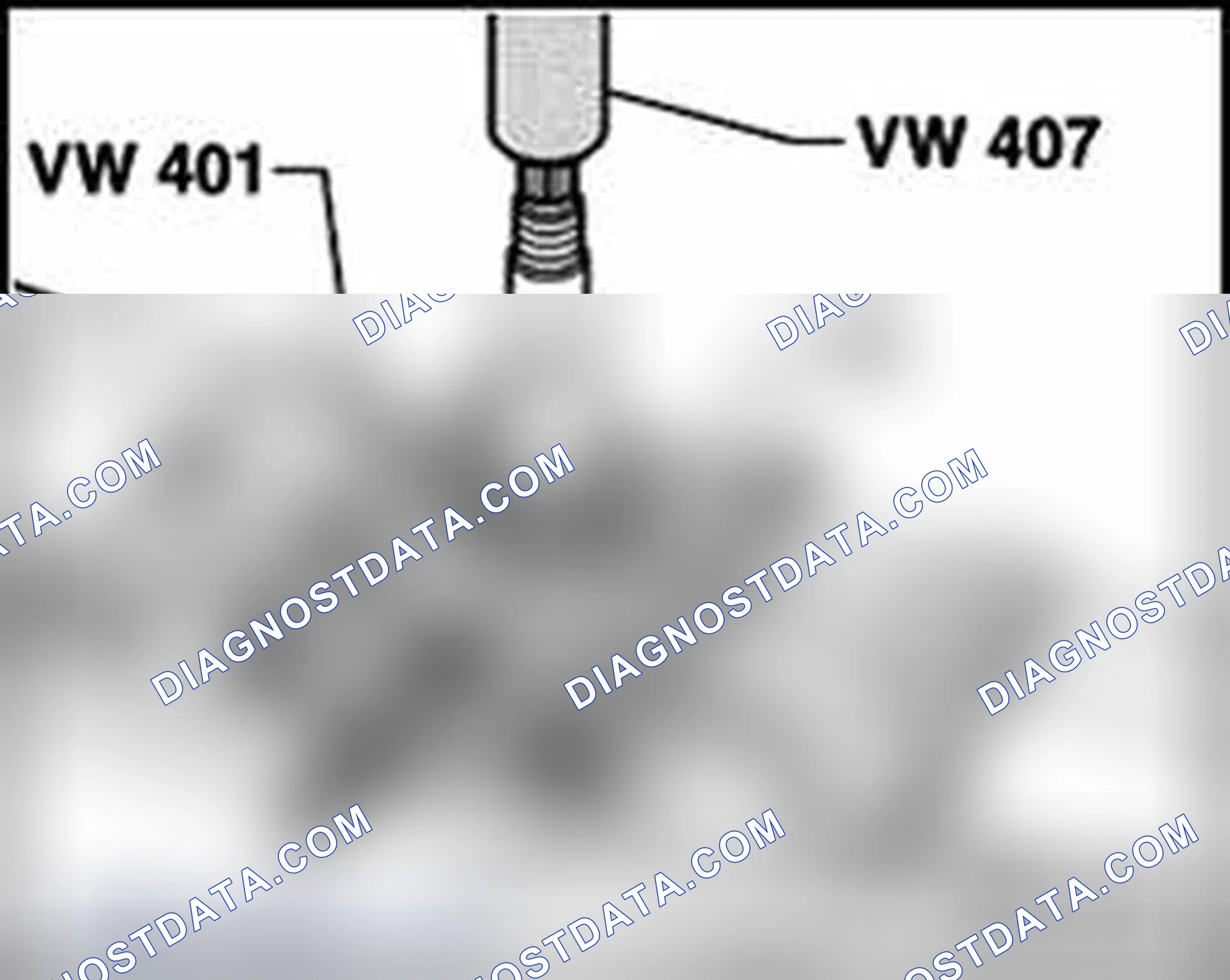 Scheme 1277: Pressing inner race for large taper roller bearing off drive pinion