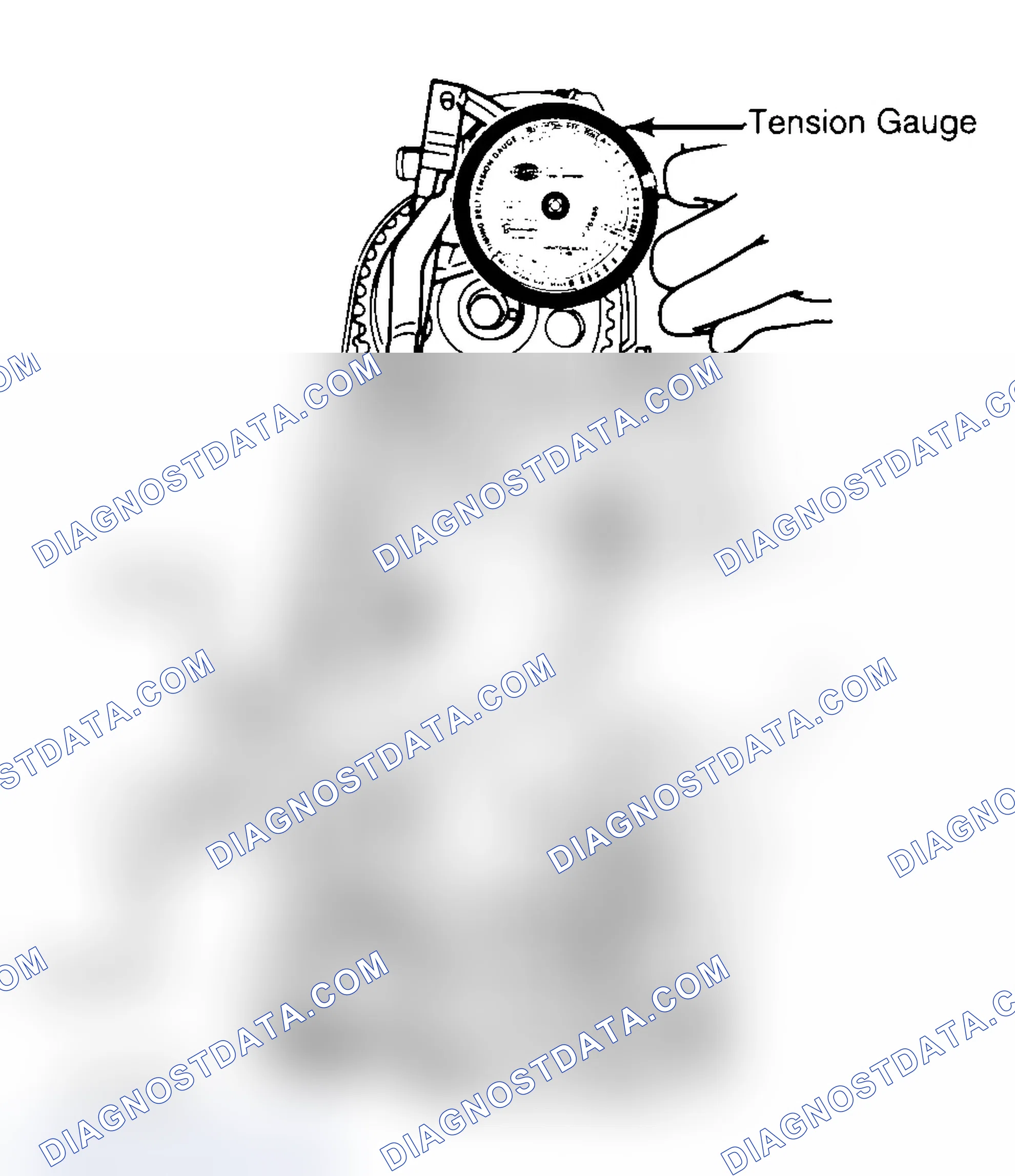 Scheme 28: Adjusting Typical Timing Belt Tension