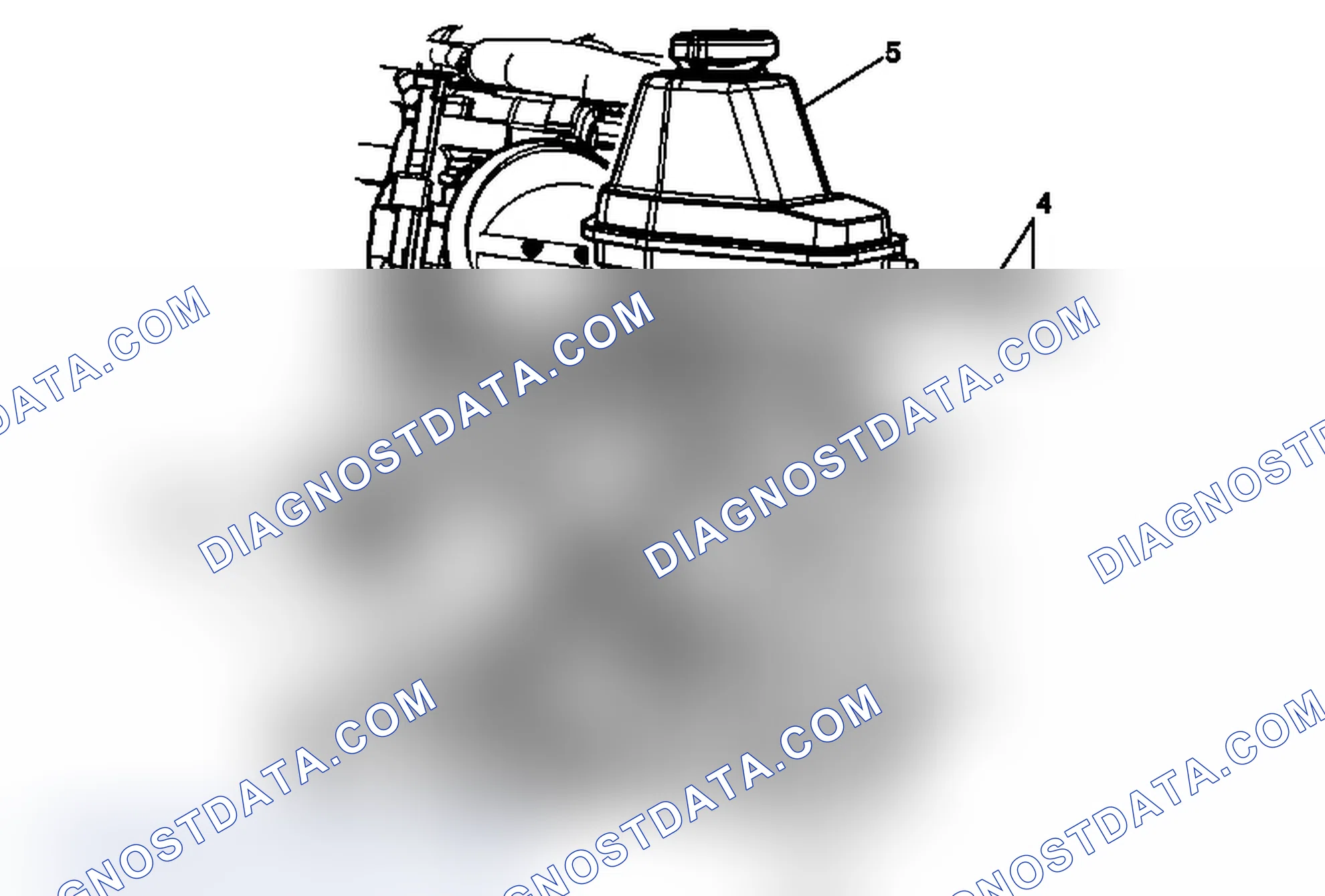 Scheme 4: Power Steering Fluid Reservoir Replacement (V8)