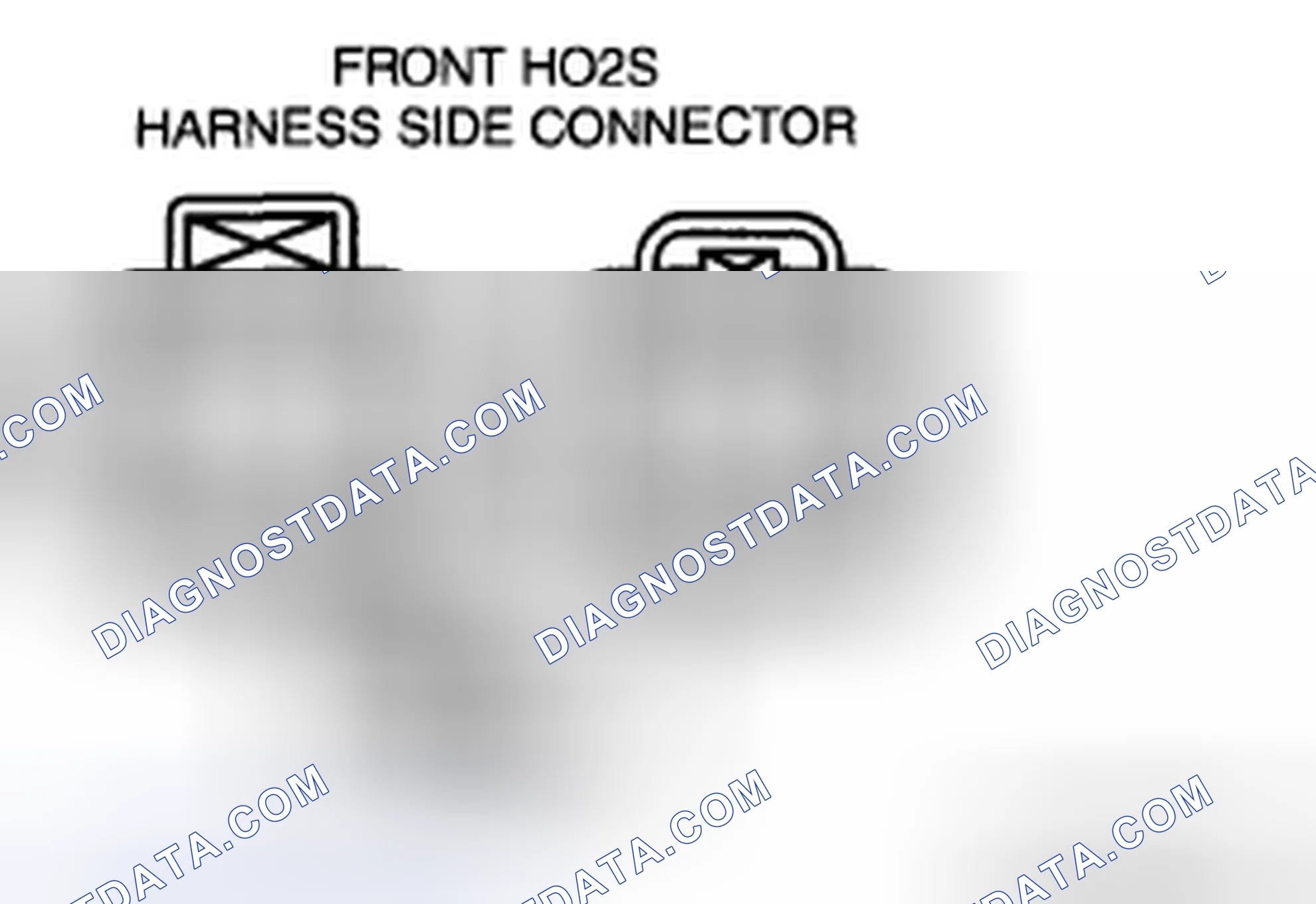 Scheme 142: Front HO2S Circuit Open/Short Inspection (Sensor)