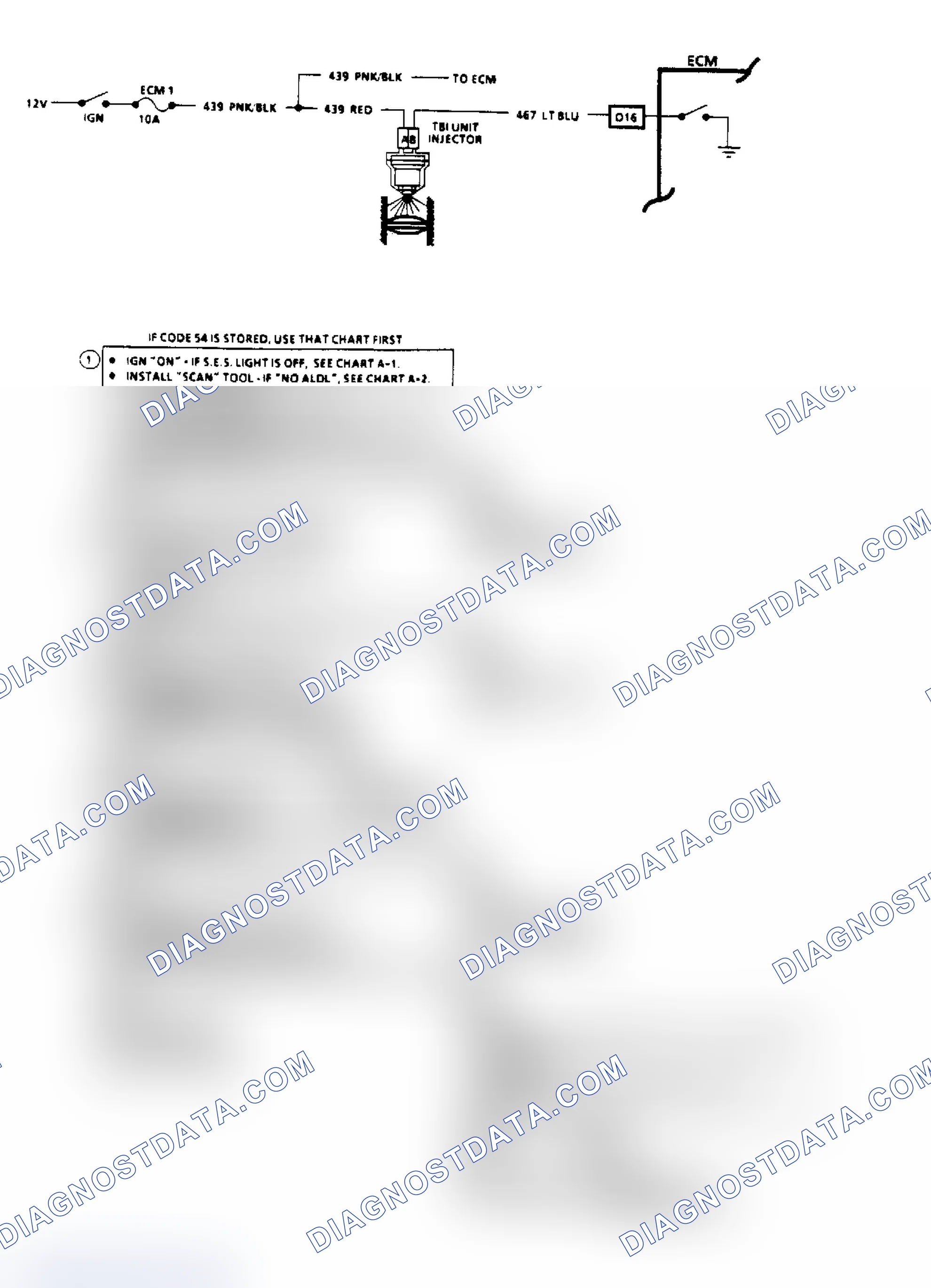 Scheme 33: Chart A3 Cranks, But Will Not Run (2.5L)