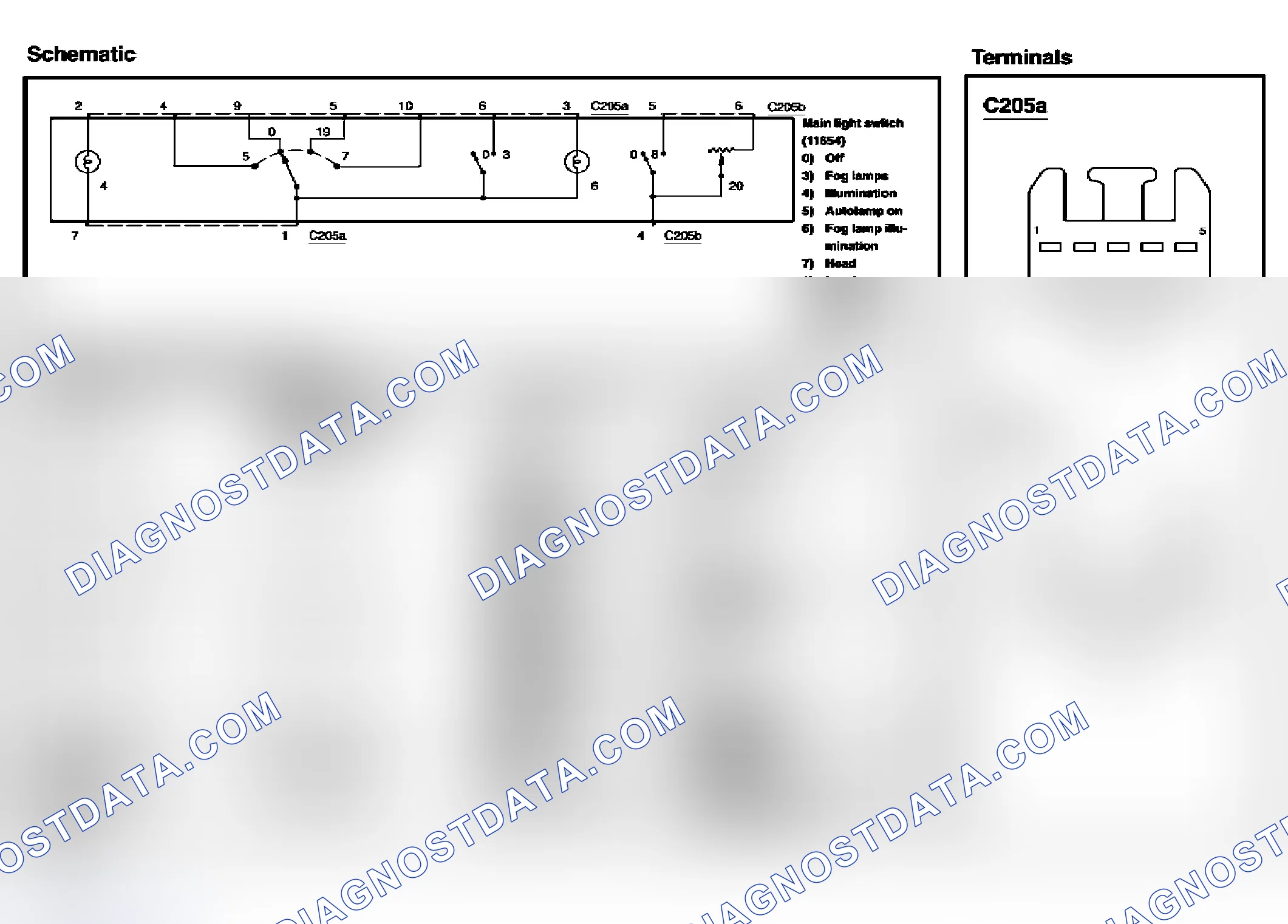 Scheme 7: Main light switch (11654)