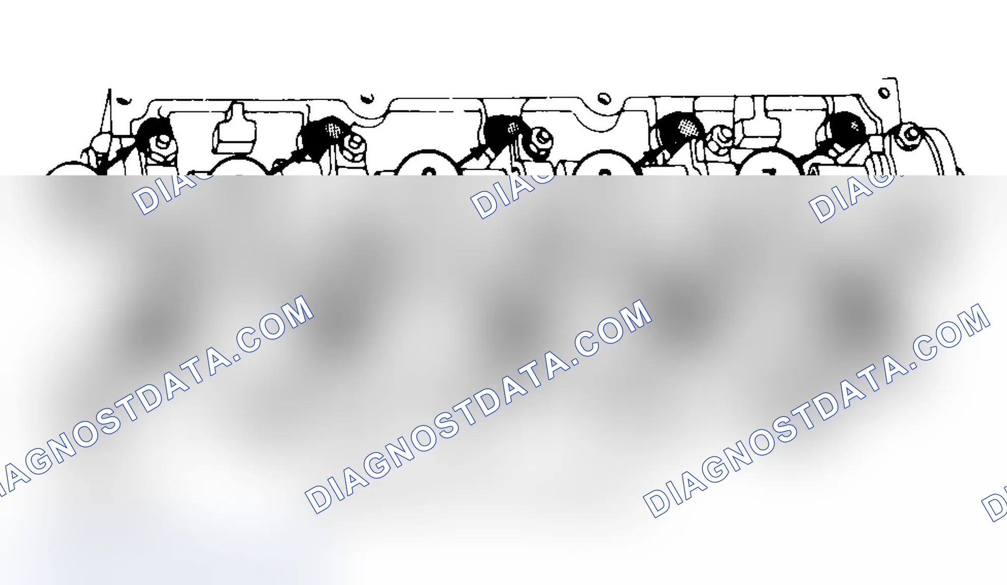 Scheme 7: Typical Cylinder Head Tightening or Loosening Sequence