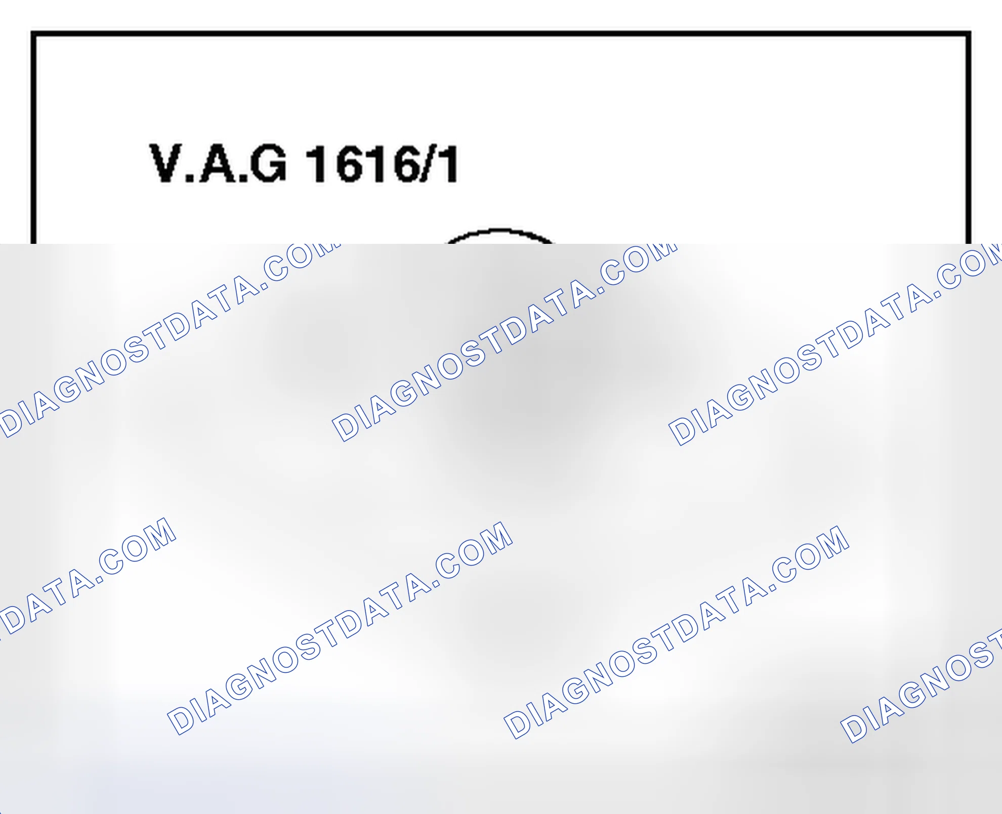Scheme 229: Puller -V. A. G 1616/1- (for Sanden A/C compressors)