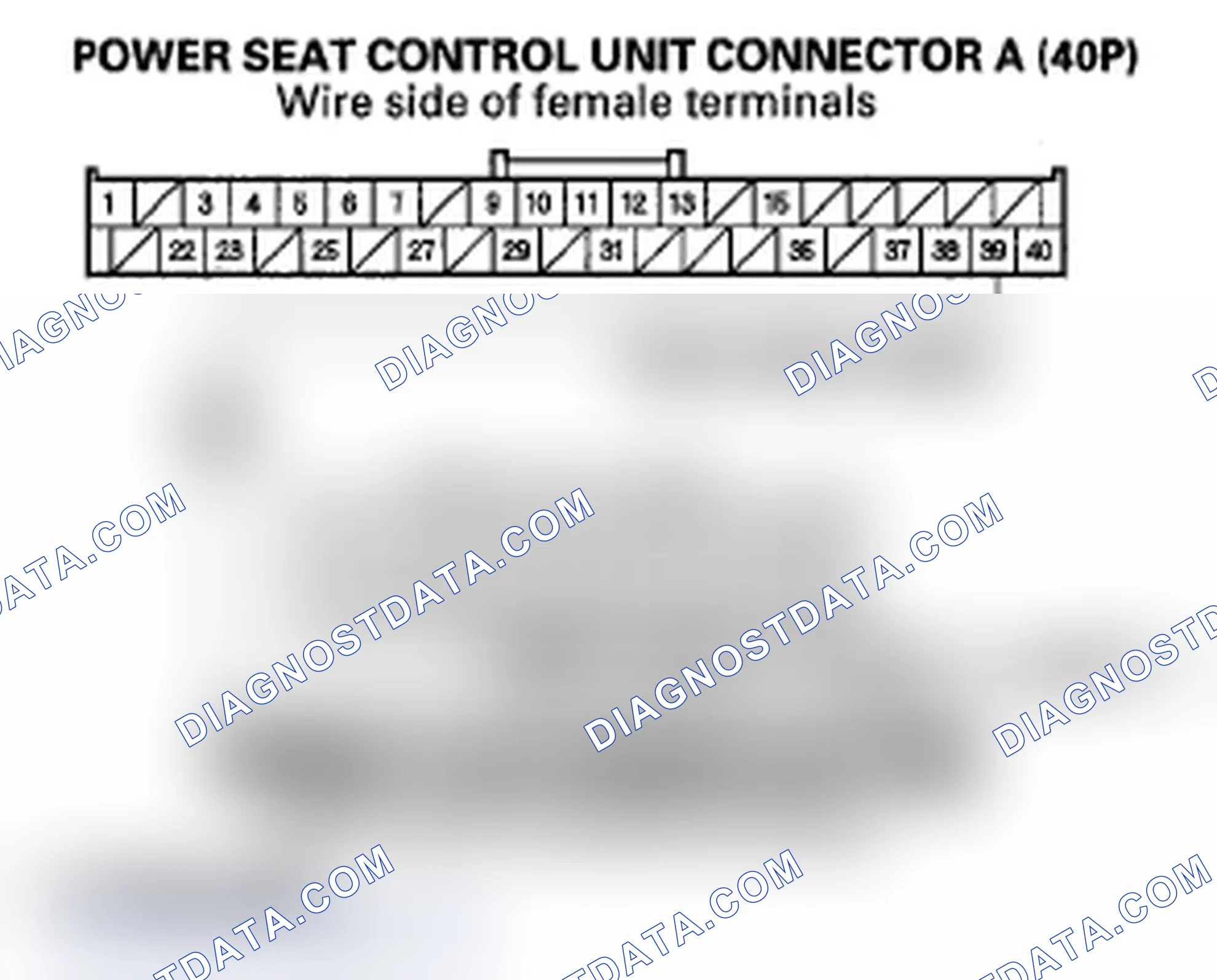 Scheme 62: DTC B1843: Power Seat Control Unit Lost Communication with Power Tilt/Telescopic Steering Control Un
