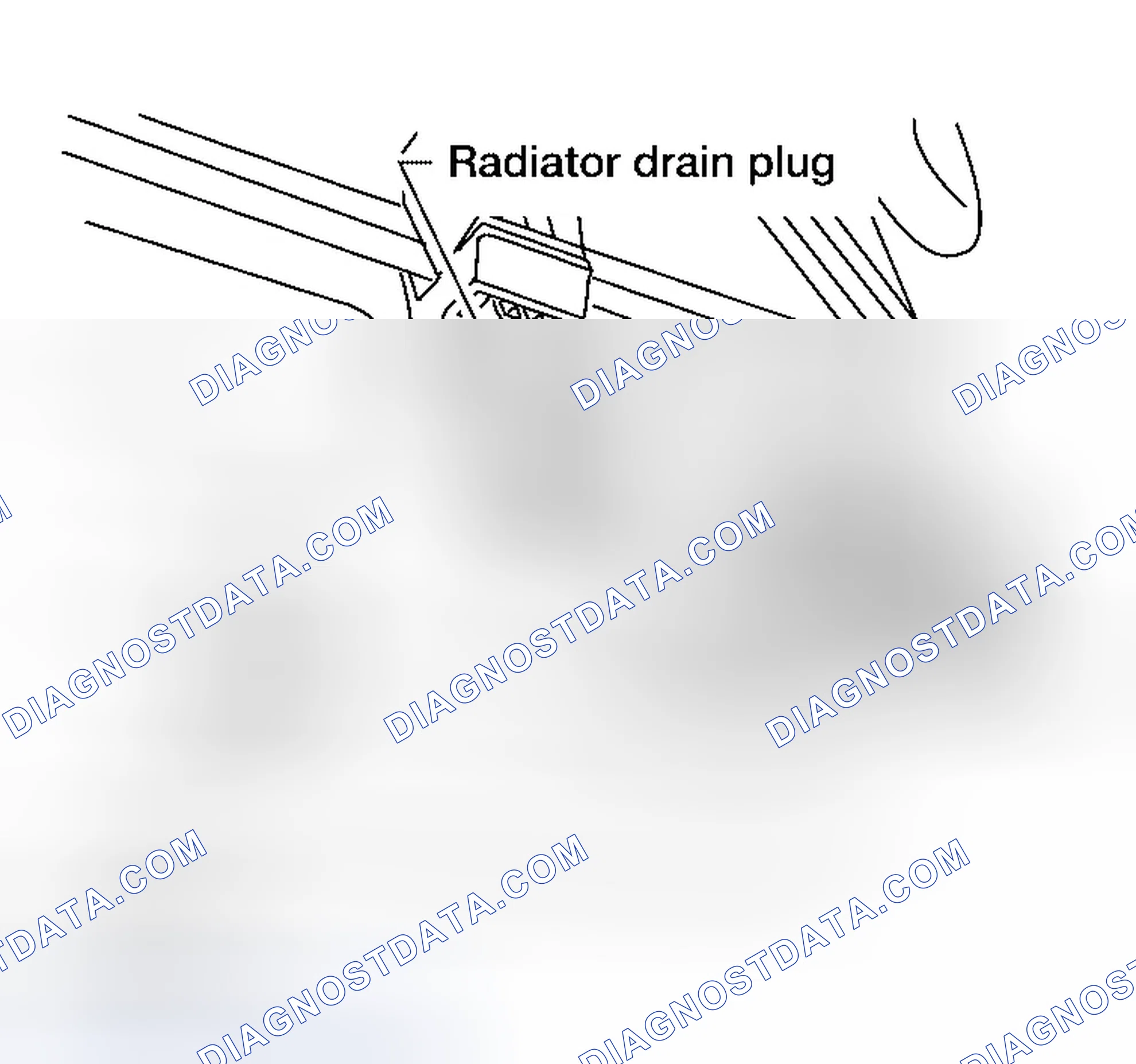 Scheme 55: DRAINING ENGINE COOLANT