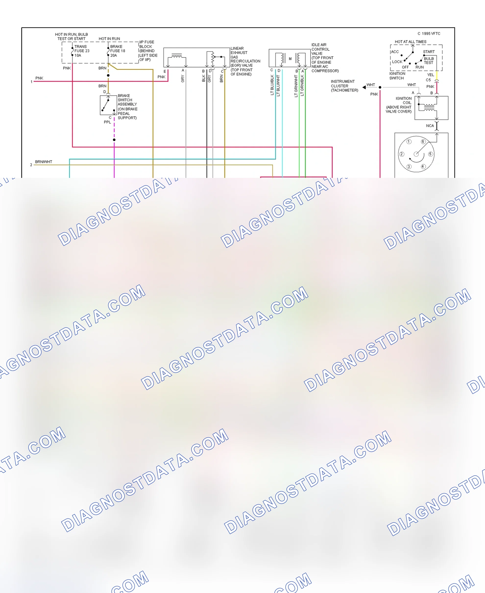 Scheme 32: Wiring Diagram ("S" & "T" Blazer, Jimmy, Pickup & Sonoma - 4.3L VIN W W/VCM-A - 2 Of 3)
