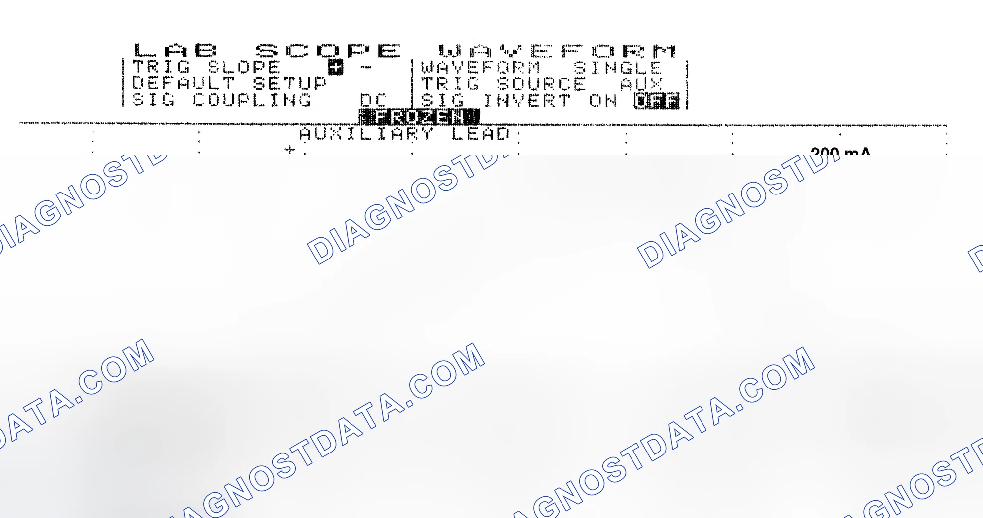 Scheme 13: Single Injector w/Normal Current Flow - Current Pattern