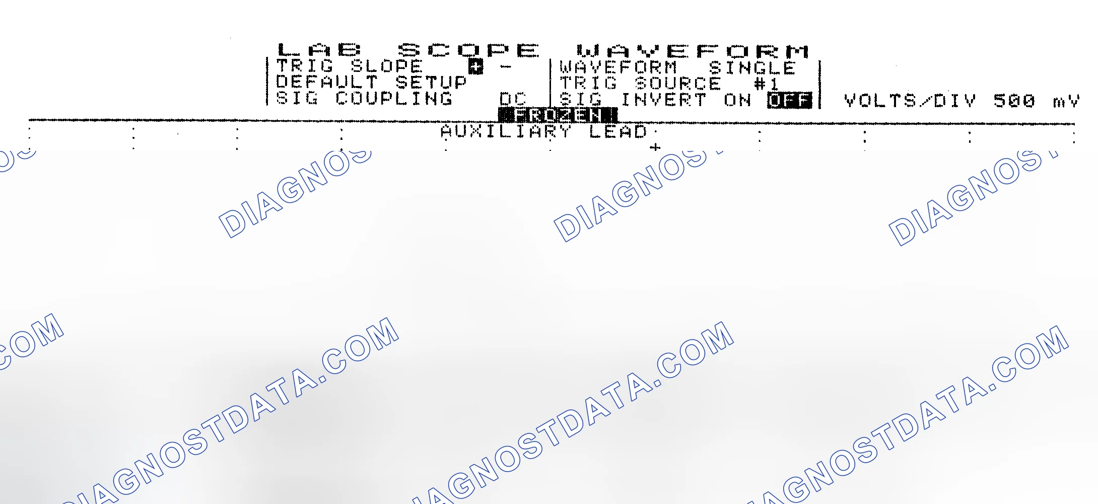 Scheme 10: Single Injector w/Excessive Current Flow - Current Pattern