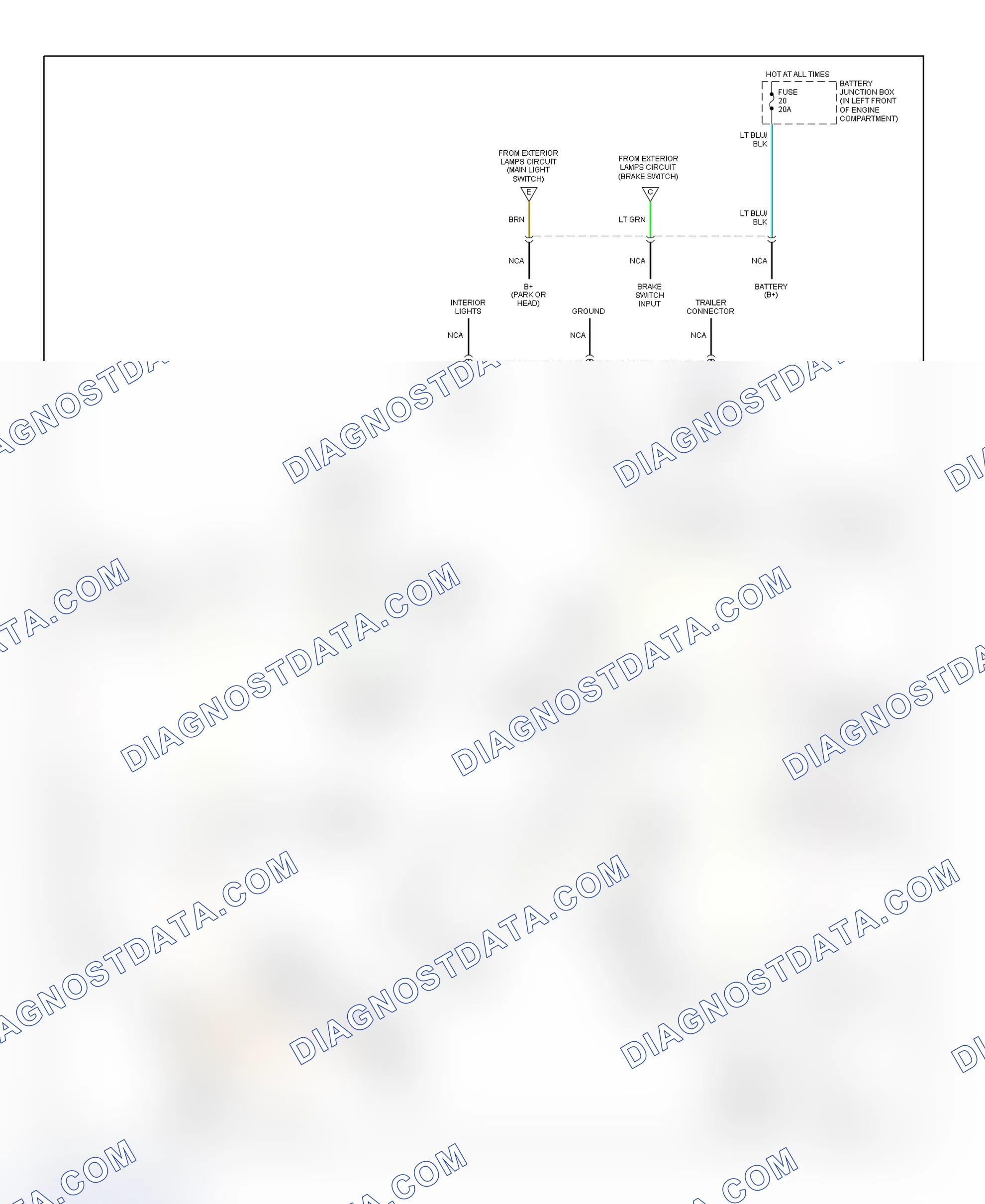 Scheme 29: Trailer/Camper Adapter Wiring Diagram (Econoline)