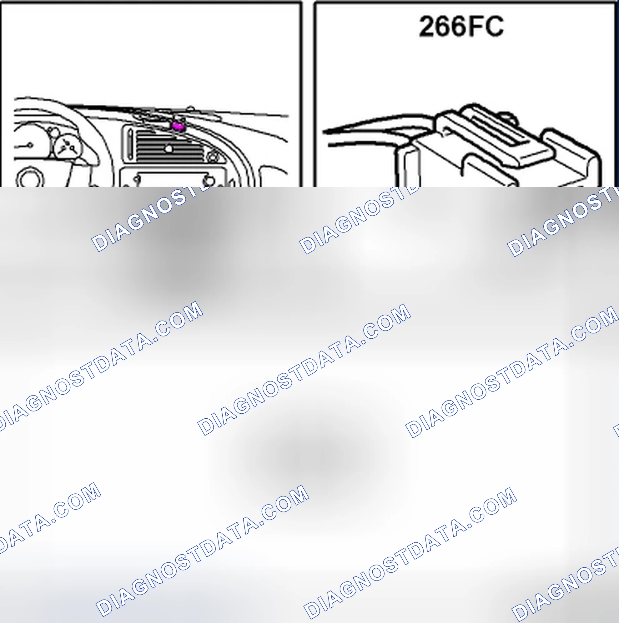 Scheme 147: Loudspeaker, dashboard, centre (266FC)