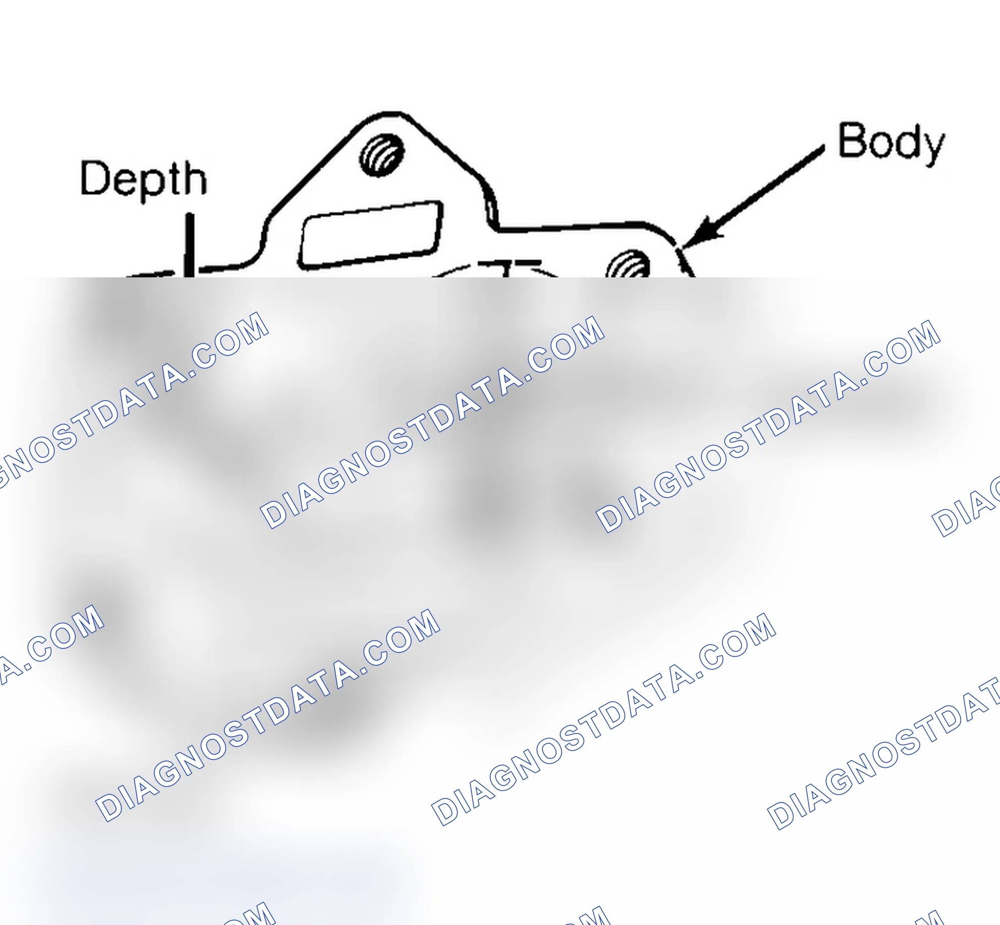 Scheme 35: Measuring Oil Pump Gear Cavity
