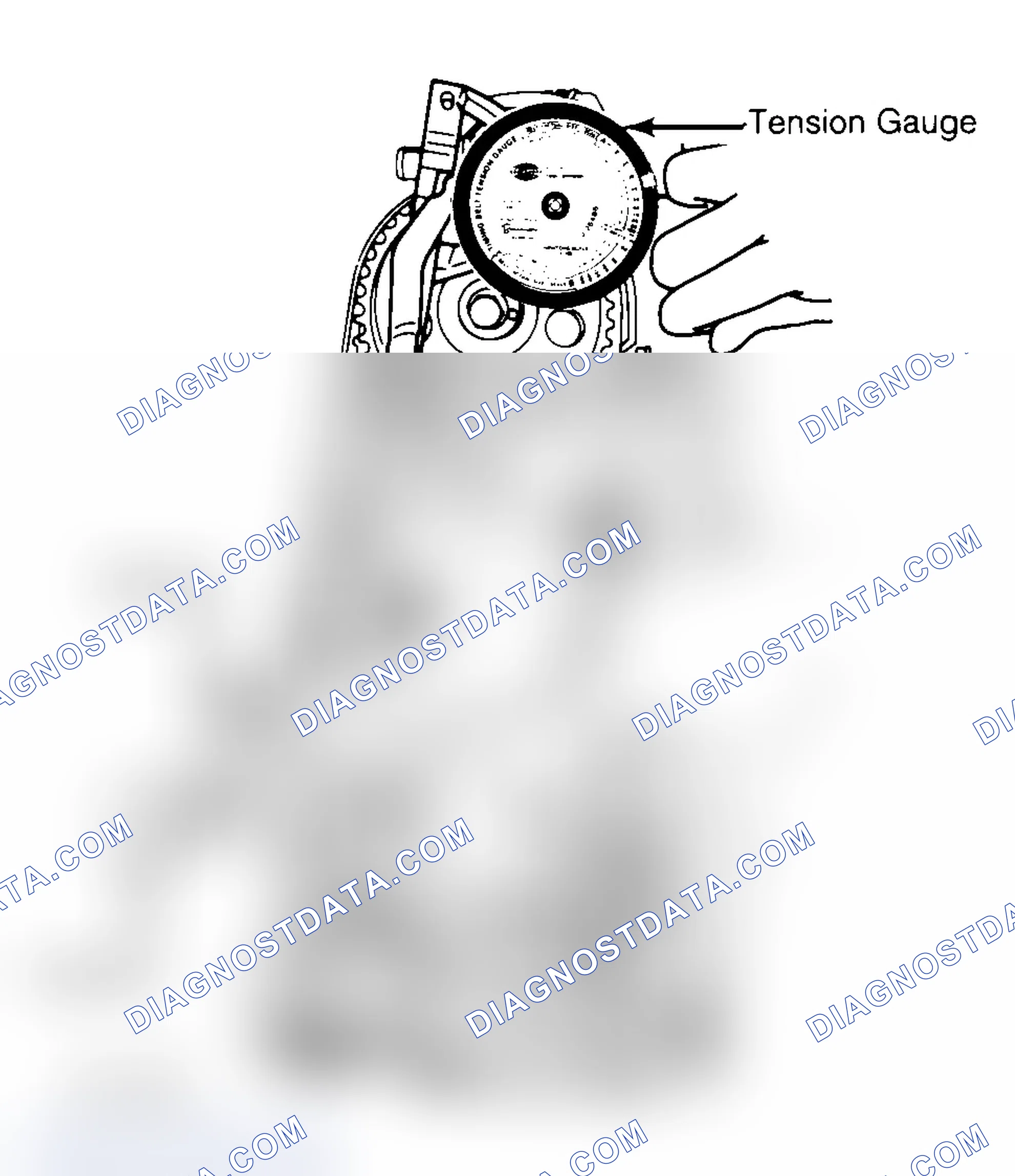 Scheme 28: Adjusting Typical Timing Belt Tension