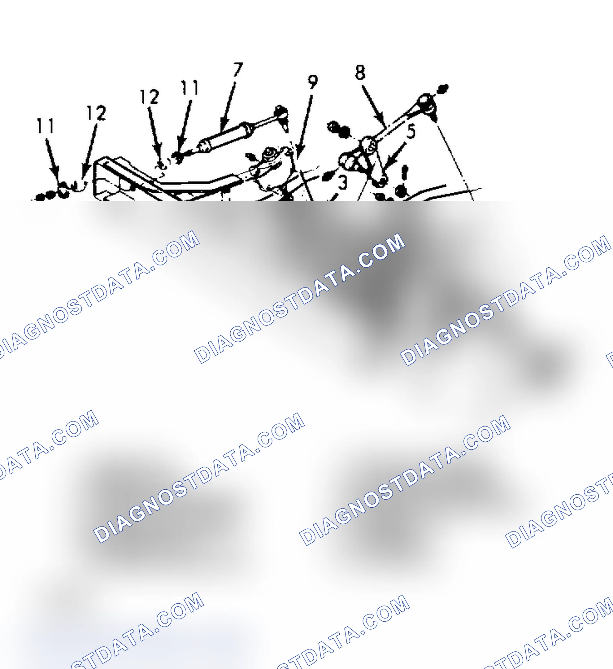 Scheme 6: View Of Steering Linkage (Commercial Van - Motorhome Chassis)