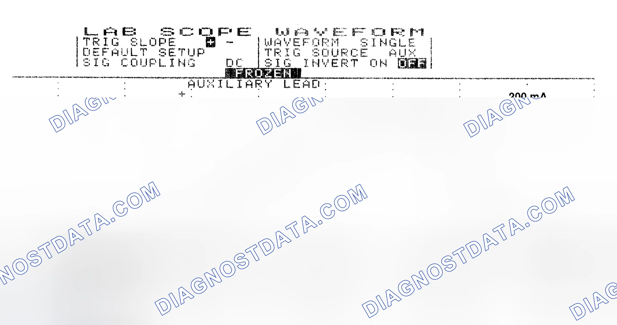 Scheme 13: Single Injector w/Normal Current Flow - Current Pattern