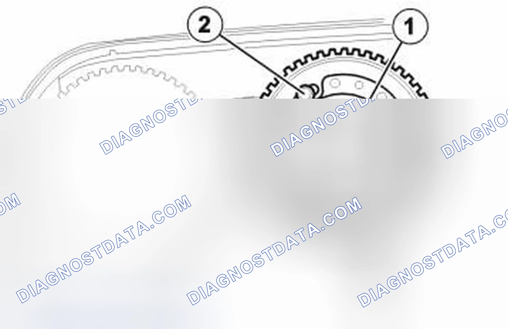 Scheme 507: Installing the variable valve timing unit on the camshaft