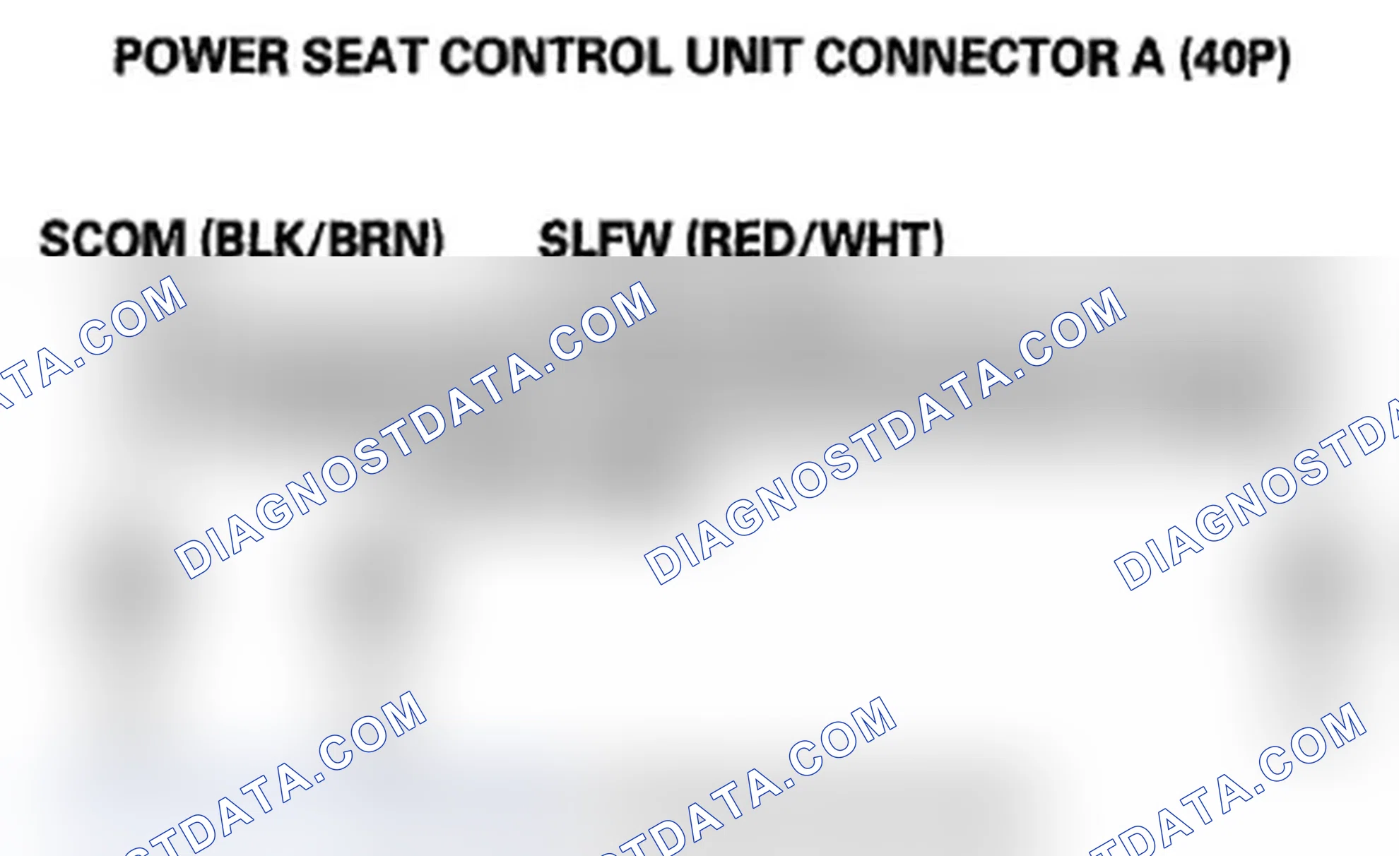 Scheme 161: DTC B1844: Power Seat Slide Switch Circuit Malfunction
