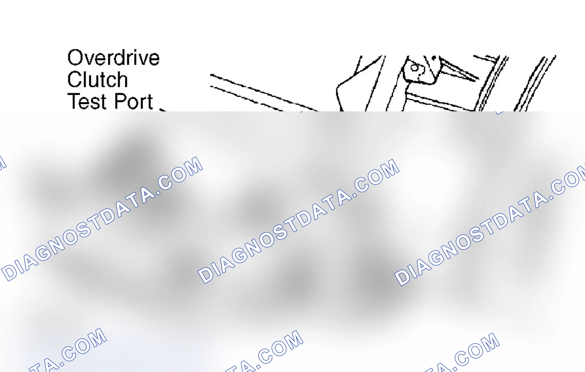 Scheme 86: Identifying Overdrive Clutch Test Port