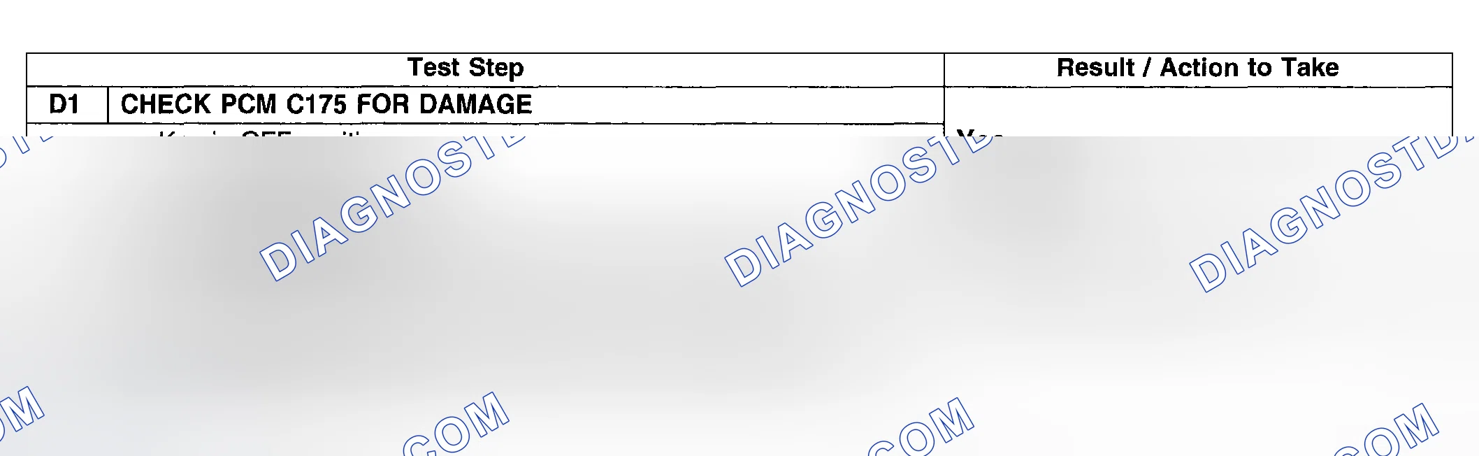 Scheme 11: PINPOINT TEST D: THE POWERTRAIN CONTROL MODULE (PCM) DOES NOT RESPOND TO THE DIAGNOSTIC TOOL
