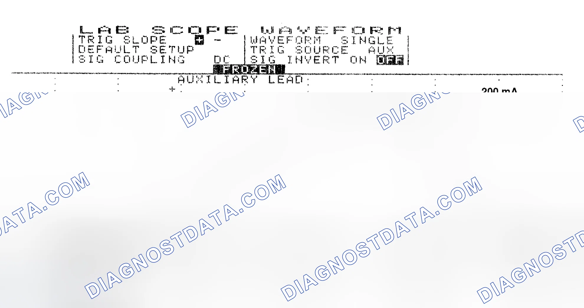 Scheme 13: Single Injector w/Normal Current Flow - Current Pattern