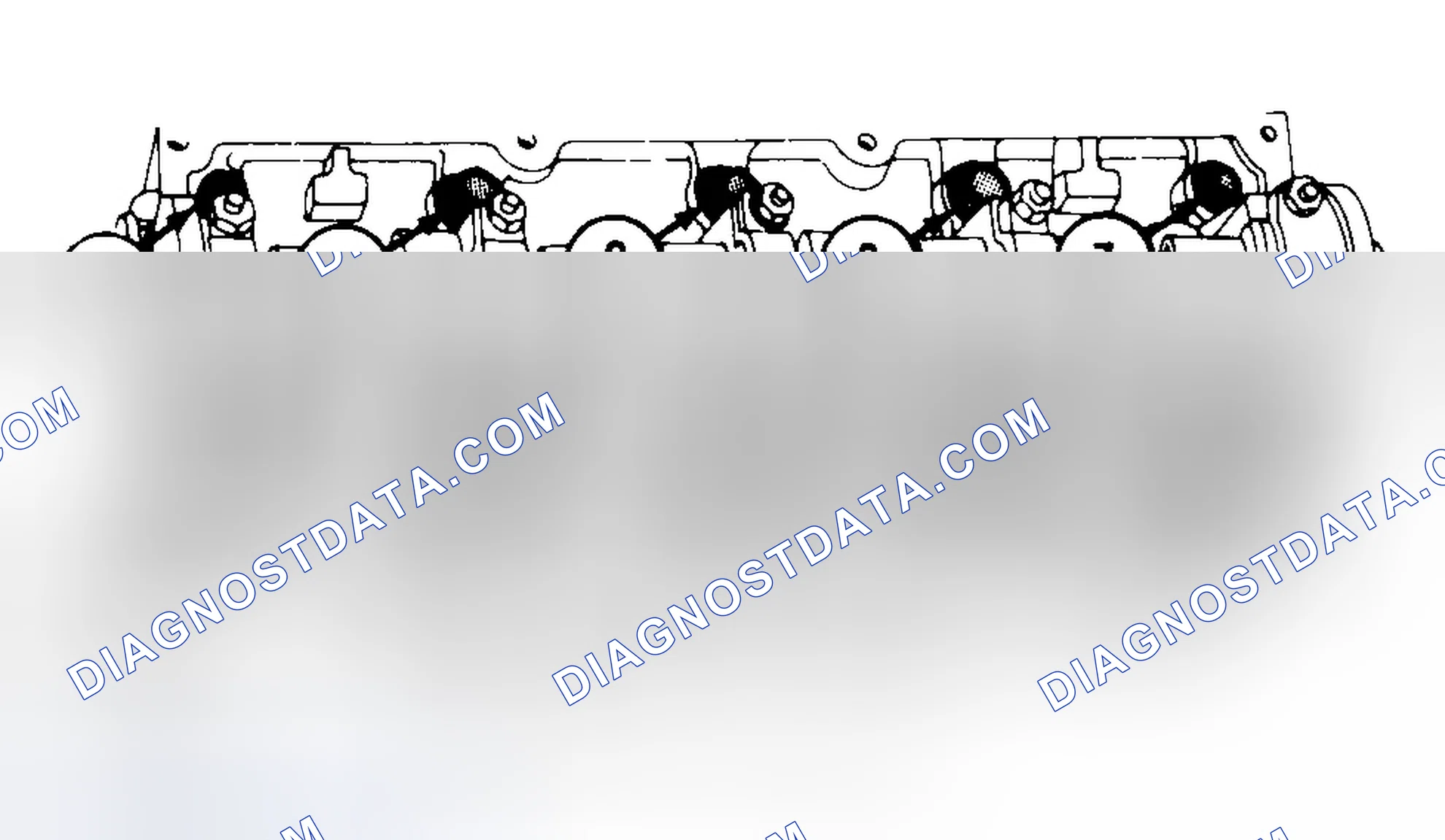 Scheme 7: Typical Cylinder Head Tightening or Loosening Sequence