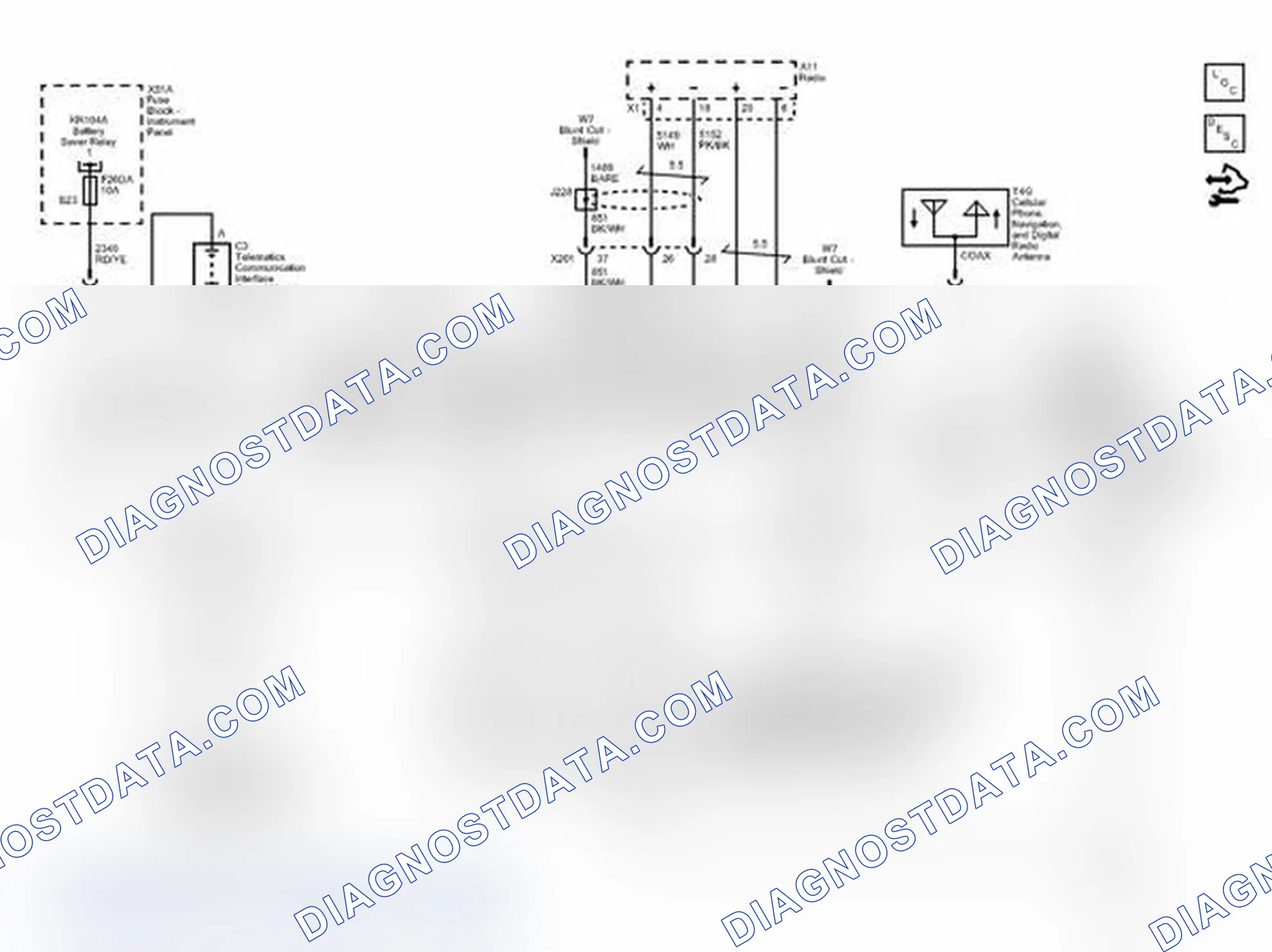 Scheme 3: OnStar (UE1) Wiring Schematics