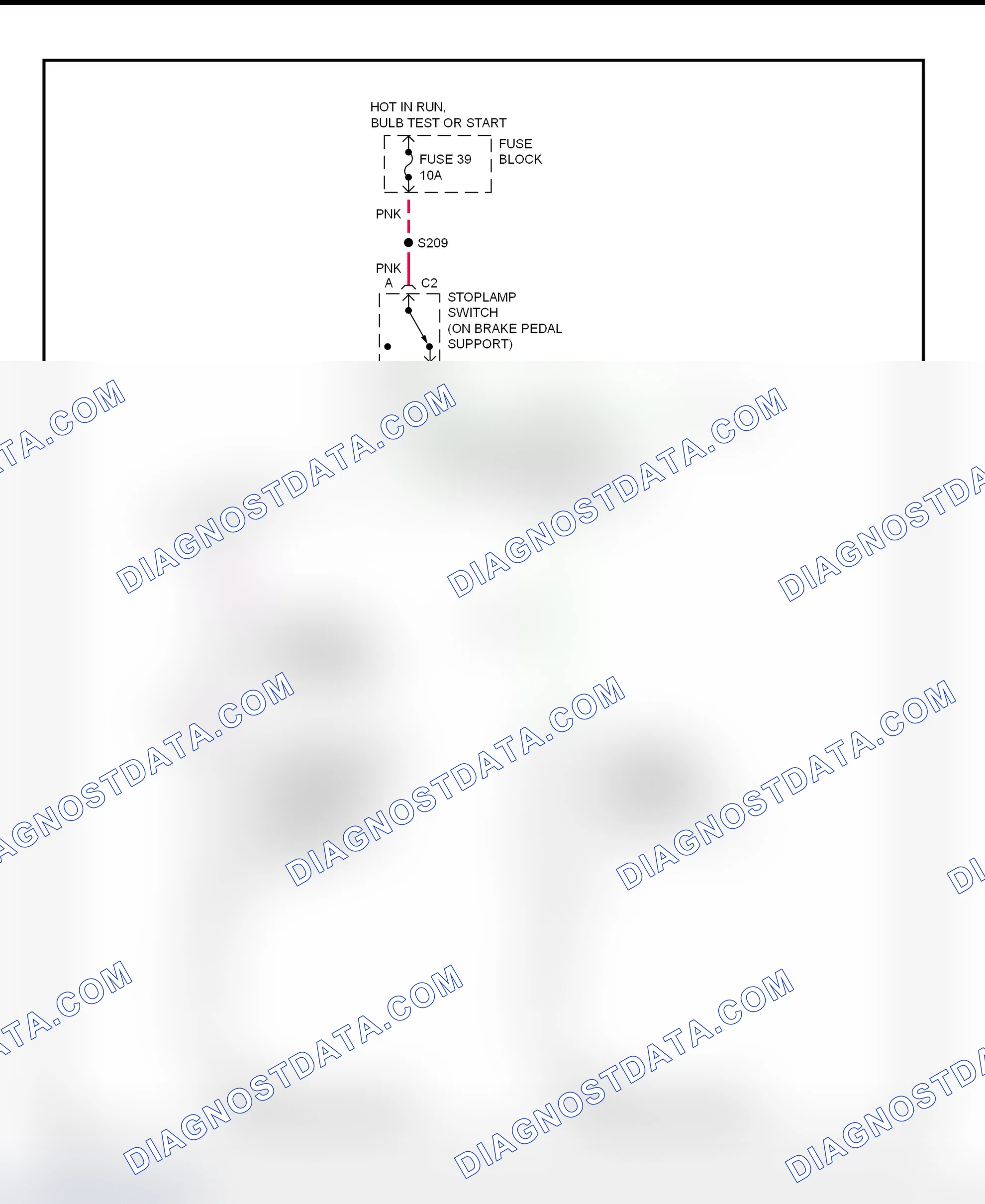 Fig. 36: Shift Interlock System Wiring Diagram (1999 Lumina & Monte Carlo)