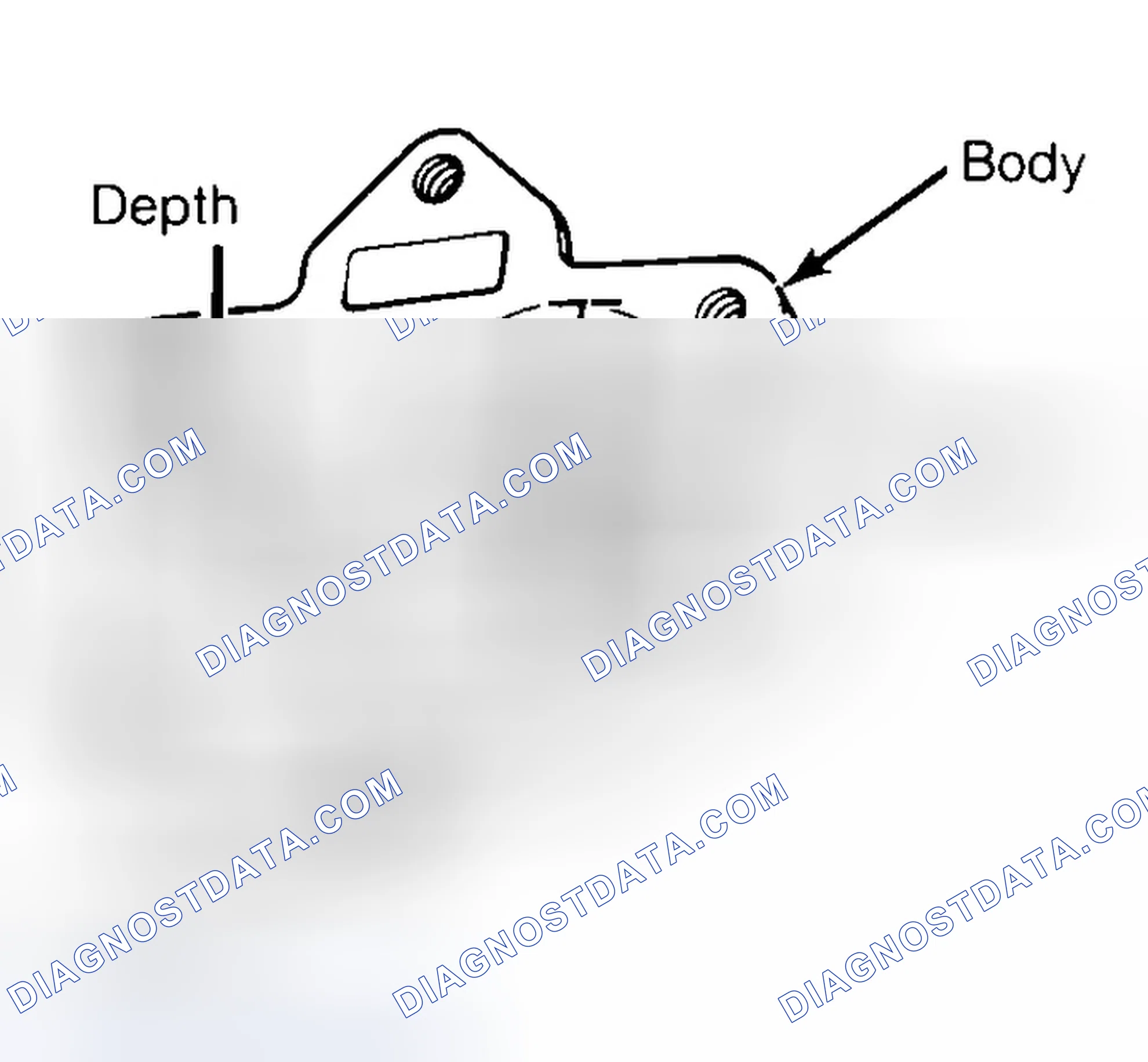 Scheme 35: Measuring Oil Pump Gear Cavity