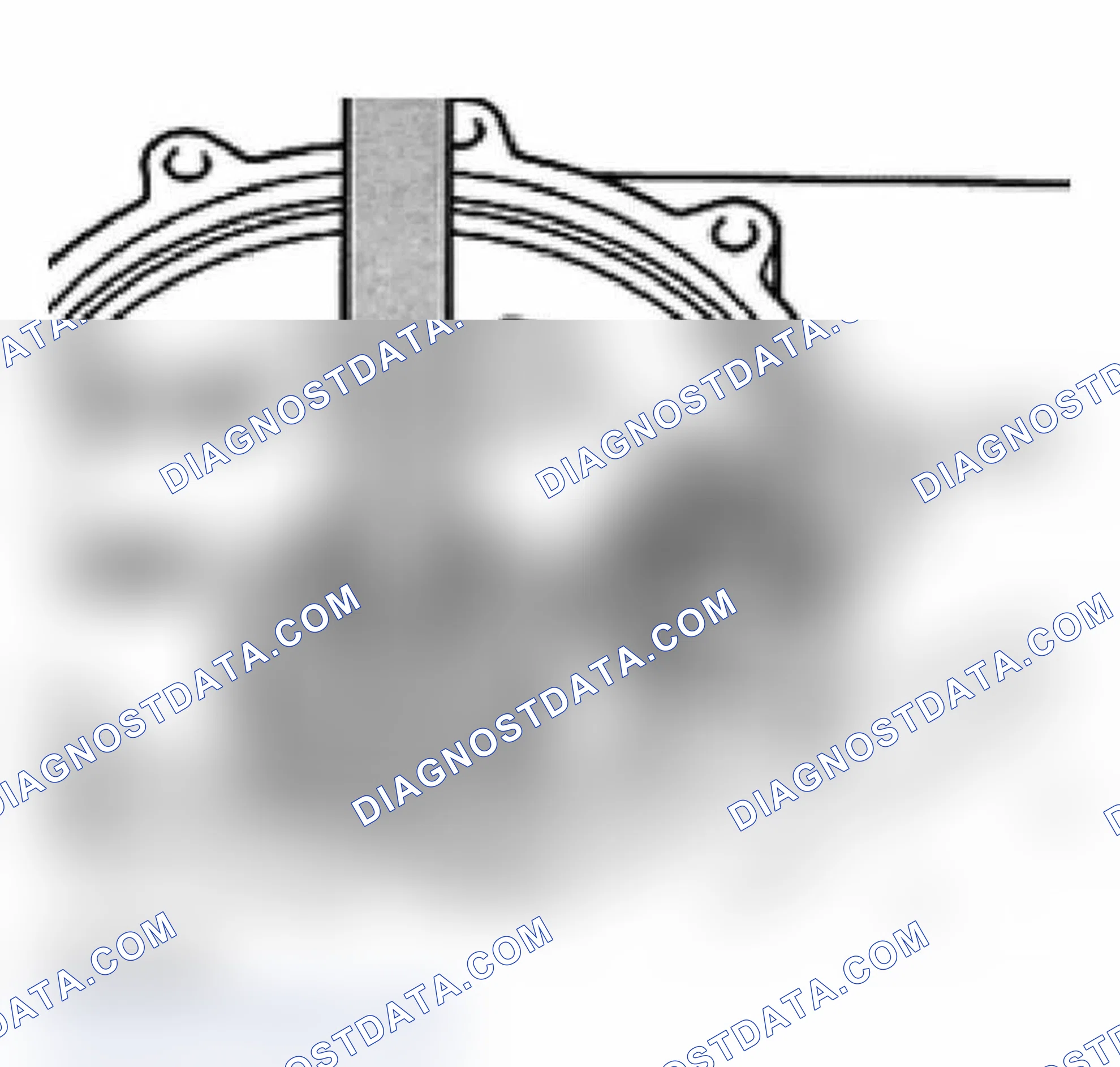 Scheme 240: Pressing outer race of small taper roller bearing into transmission housing (press to stop)
