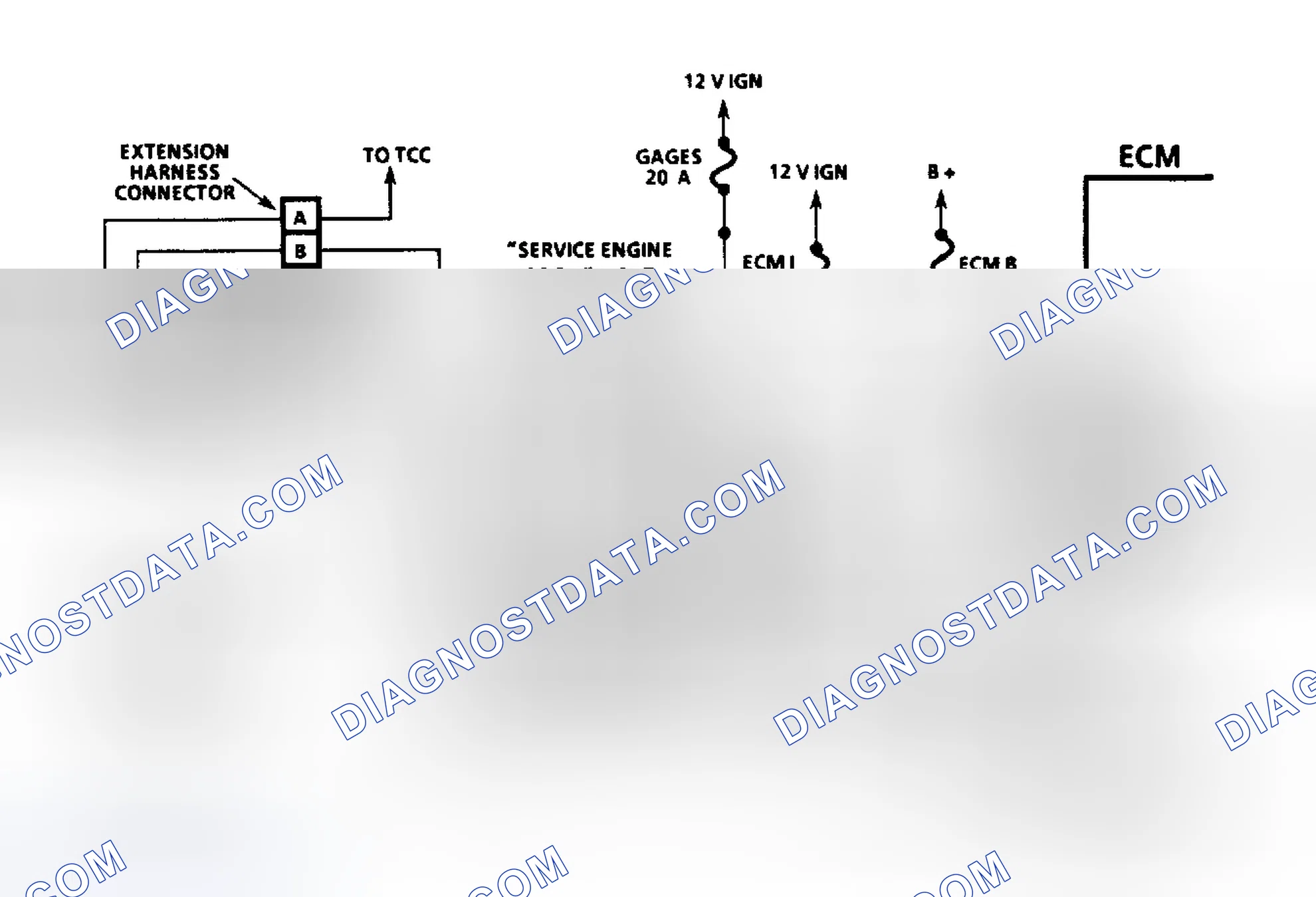 Scheme 6: Diesel Fuel Injection Diagnostic Circuit Schematic (Commercial Van & Van)