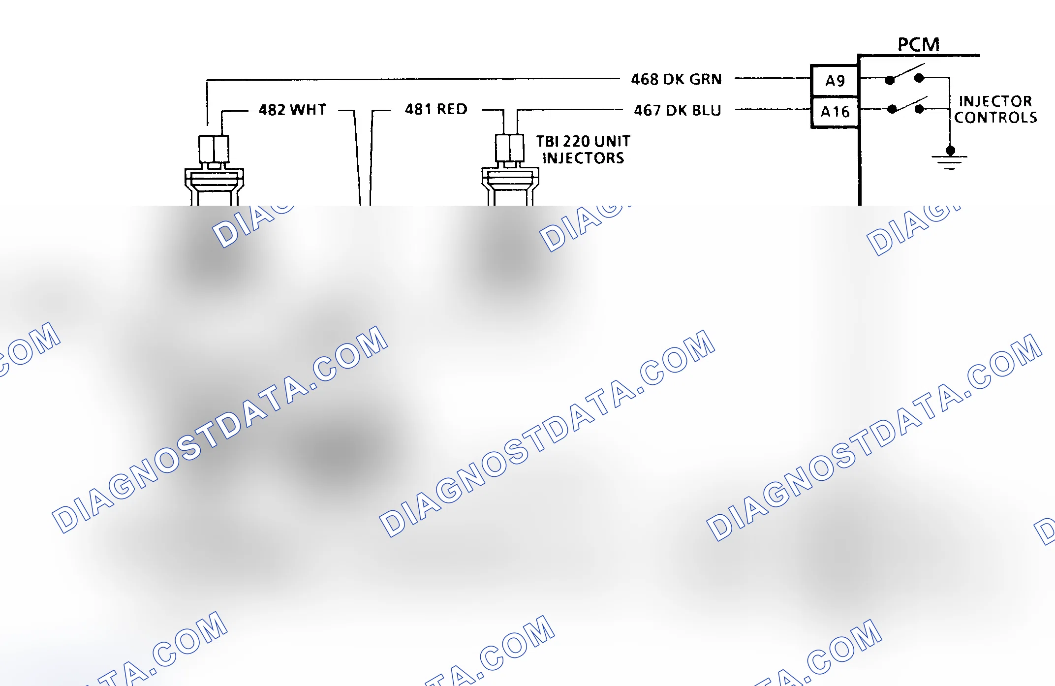 Scheme 285: CODE 42, Schematic, Elec. Spark Timing (4.3L S & T Series Util. W/ M/T & All Models W/ 4L60E Trans. (Exc. CPI))