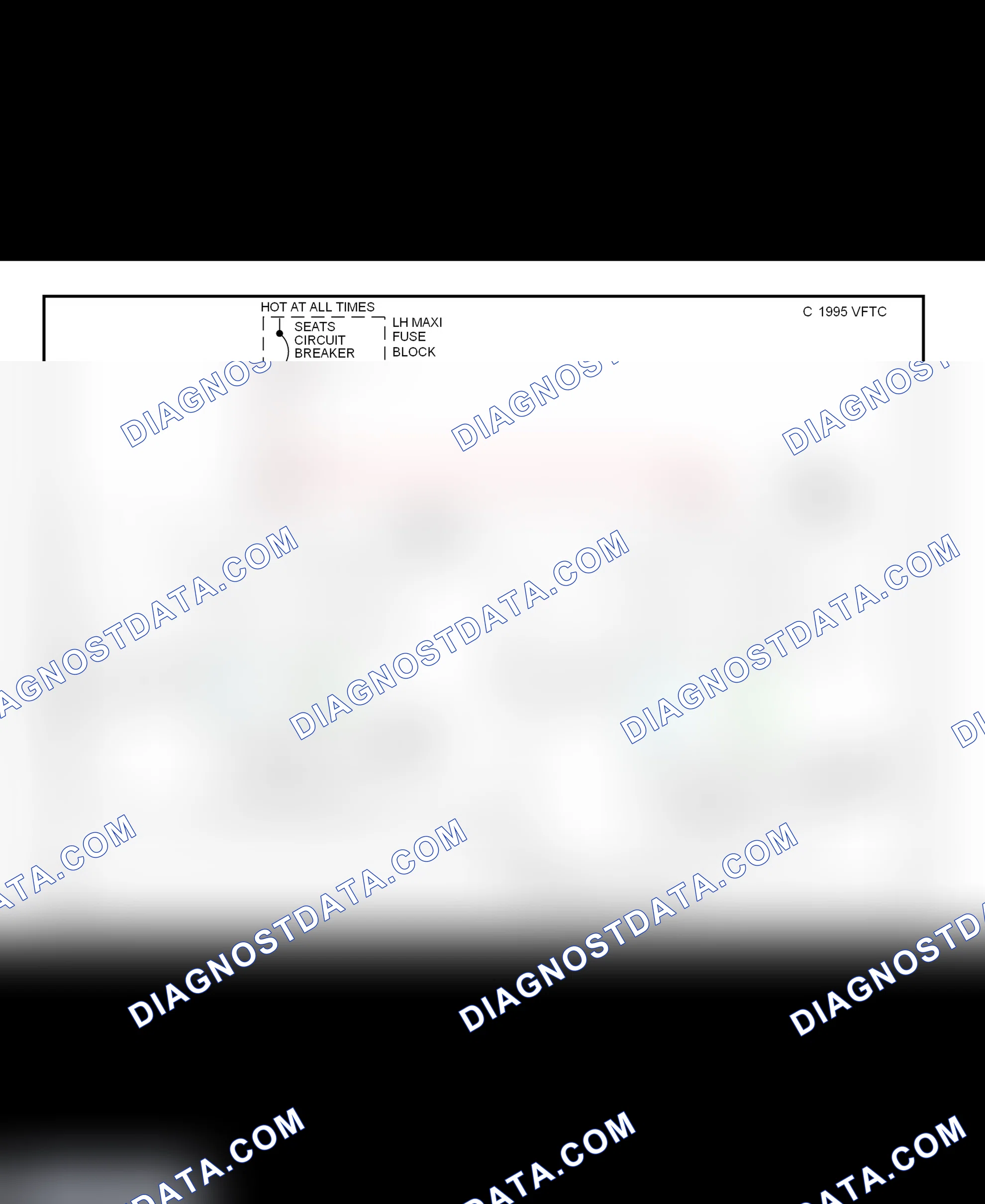 Scheme 12: Power Reclining Seats Wiring Diagram (Concours & DeVille)