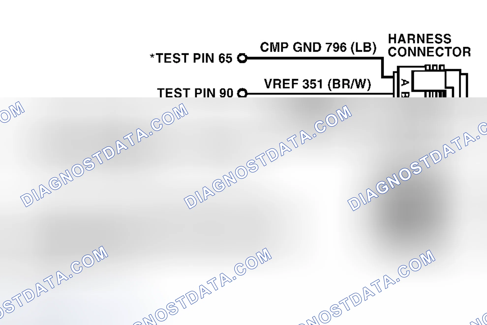 Scheme 285: Camshaft Position Sensor Circuit & Connector Terminals