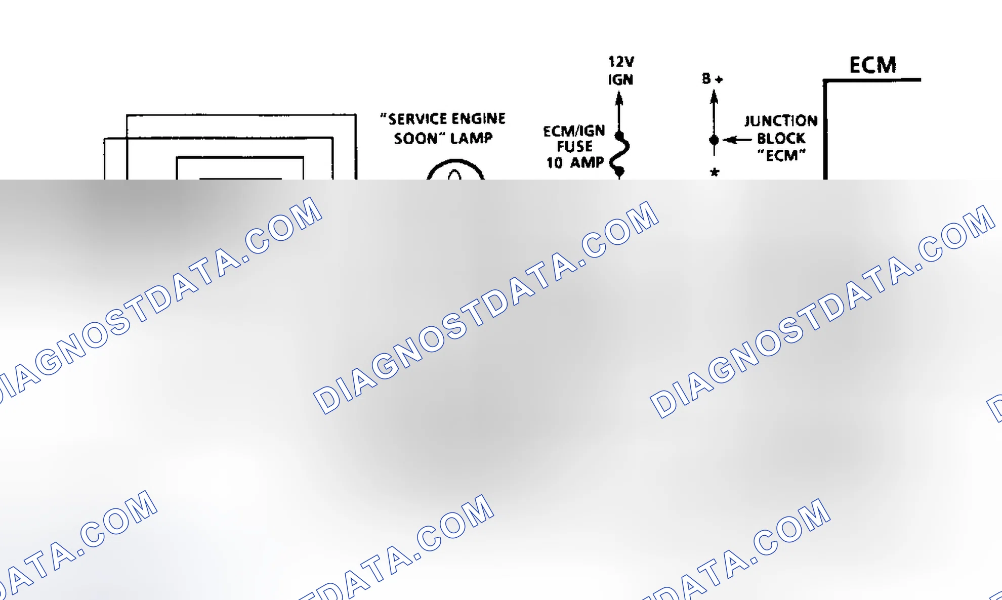 Scheme 7: Diesel Fuel Injection Diagnostic Circuit Schematic (Except Commercial Van & Van)