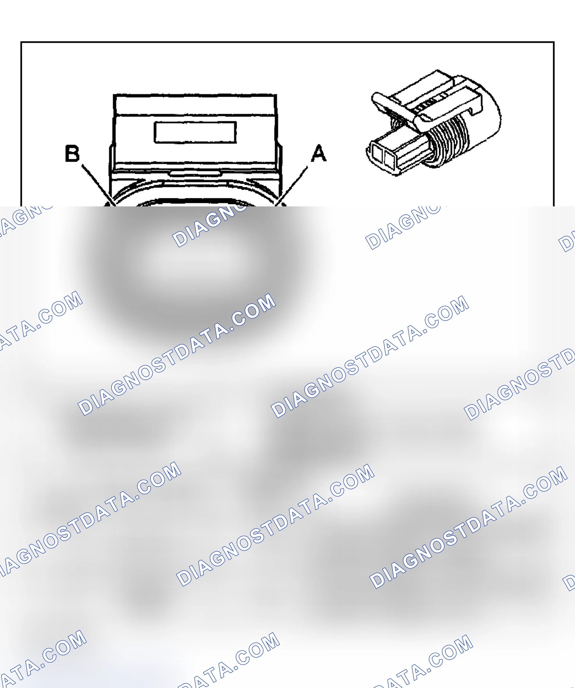 Scheme 767: Automatic Transmission Related connector End Views