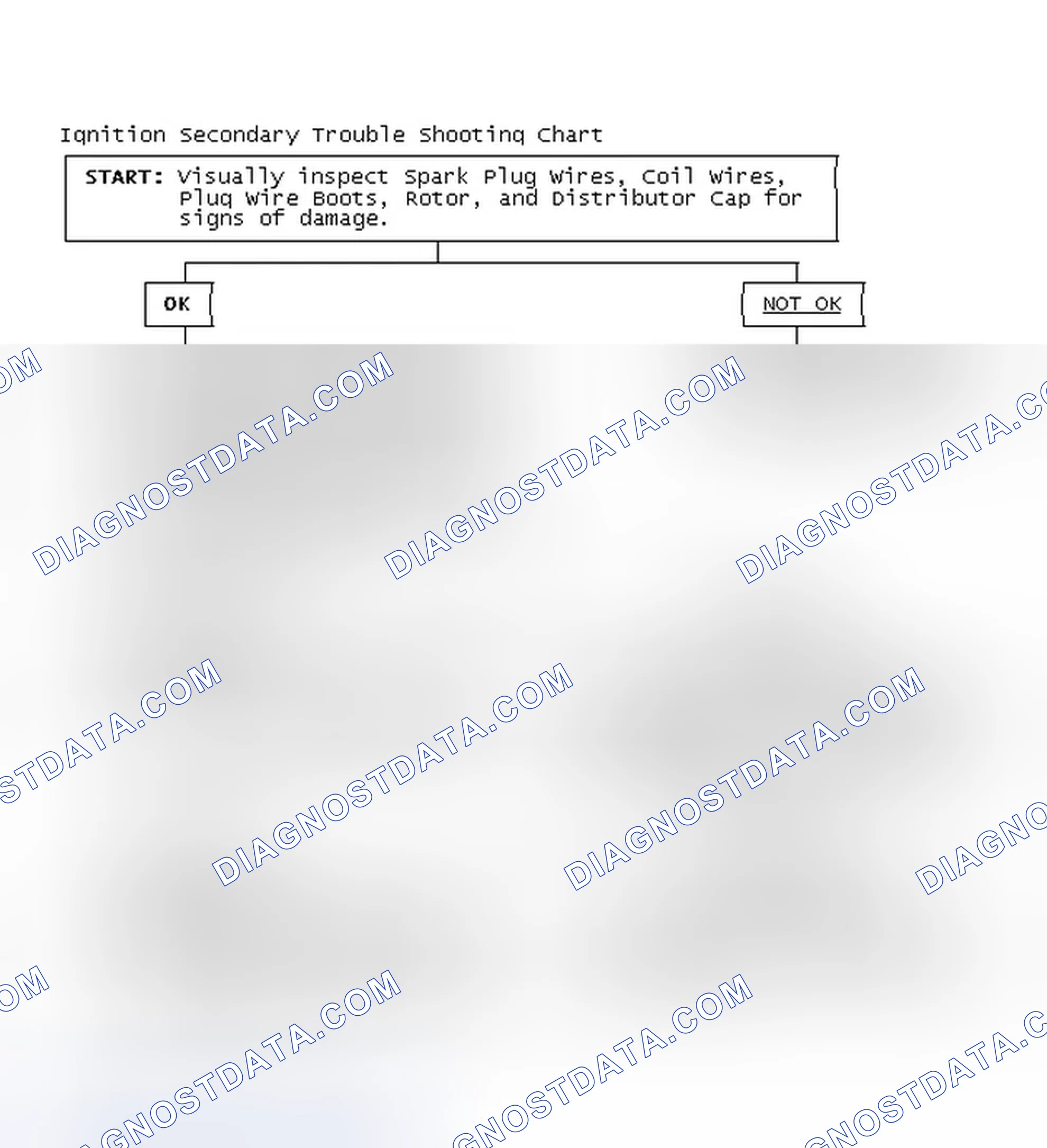 Scheme 1: Ignition Secondary Trouble Shooting Chart