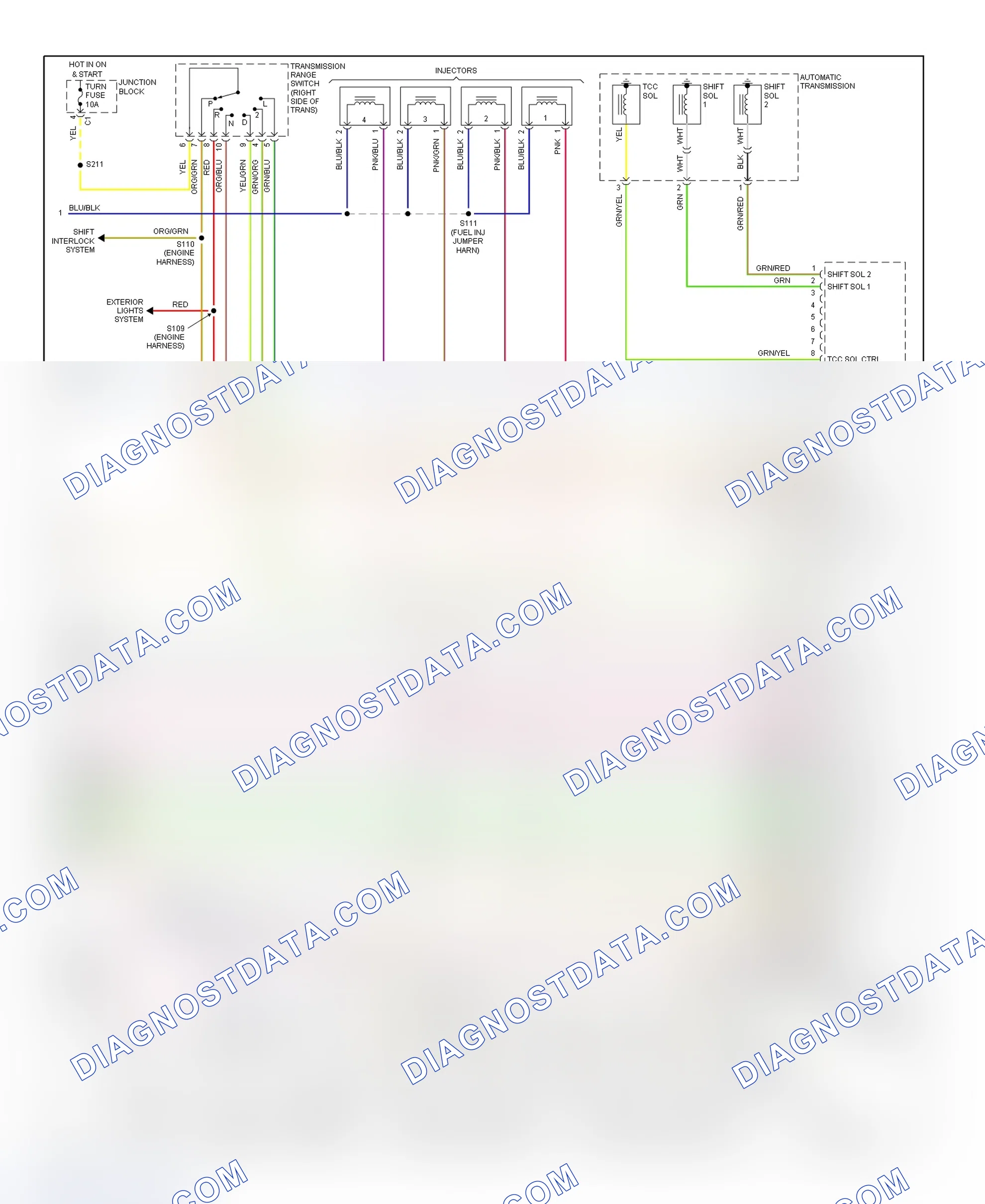Scheme 217: PCM Wiring Diagram (Tracker - 2.0L - 3 Of 3)