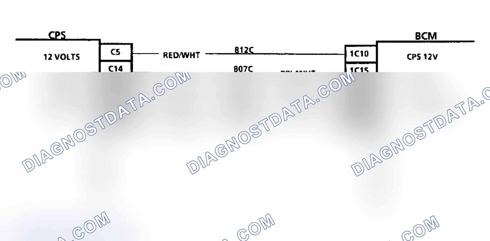 Scheme 374: Chart B4, BCM-CPS Power/Ground Problem Schematic