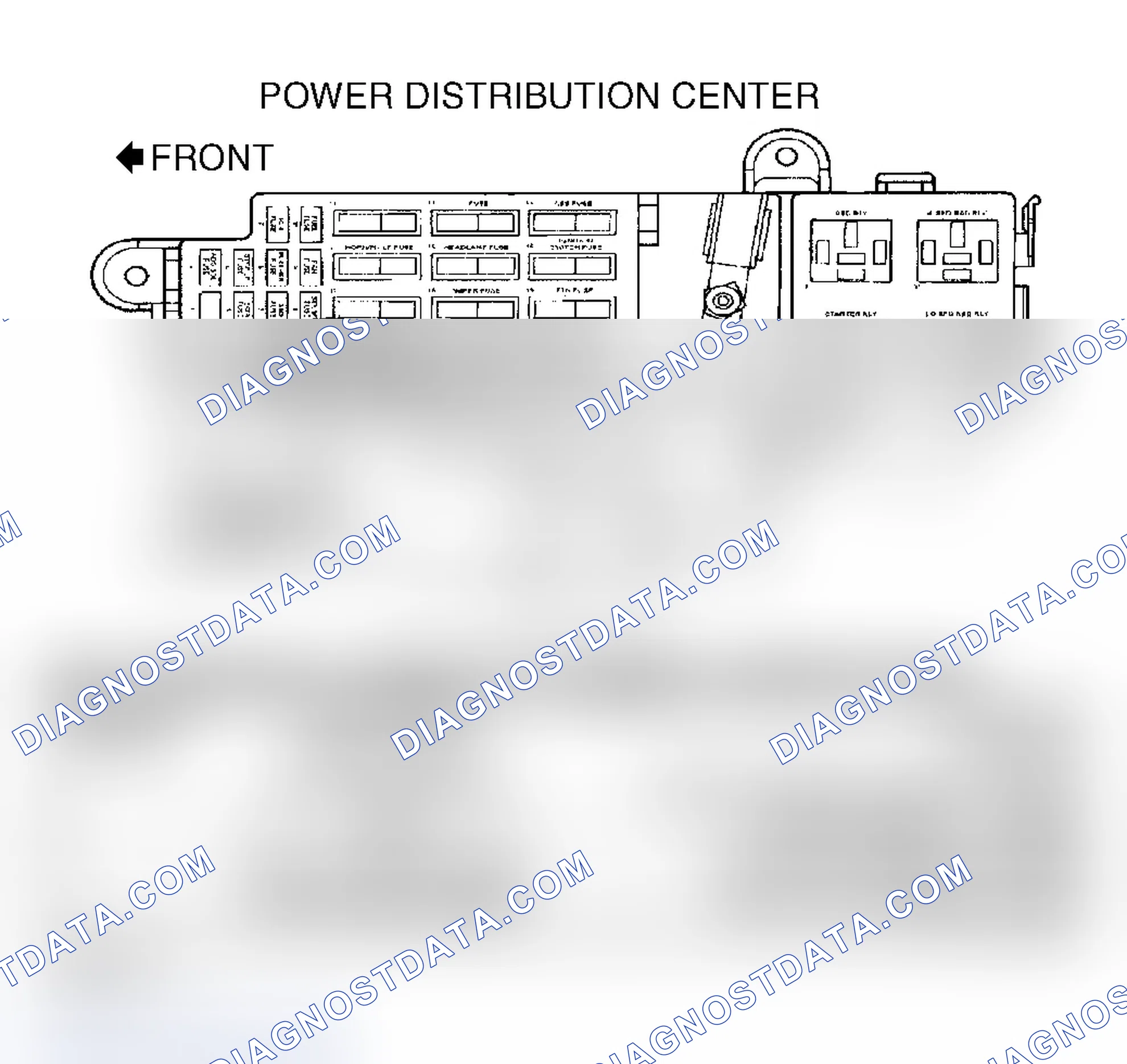 Scheme 103: Identifying Fuel Pump Relay Connector Terminals
