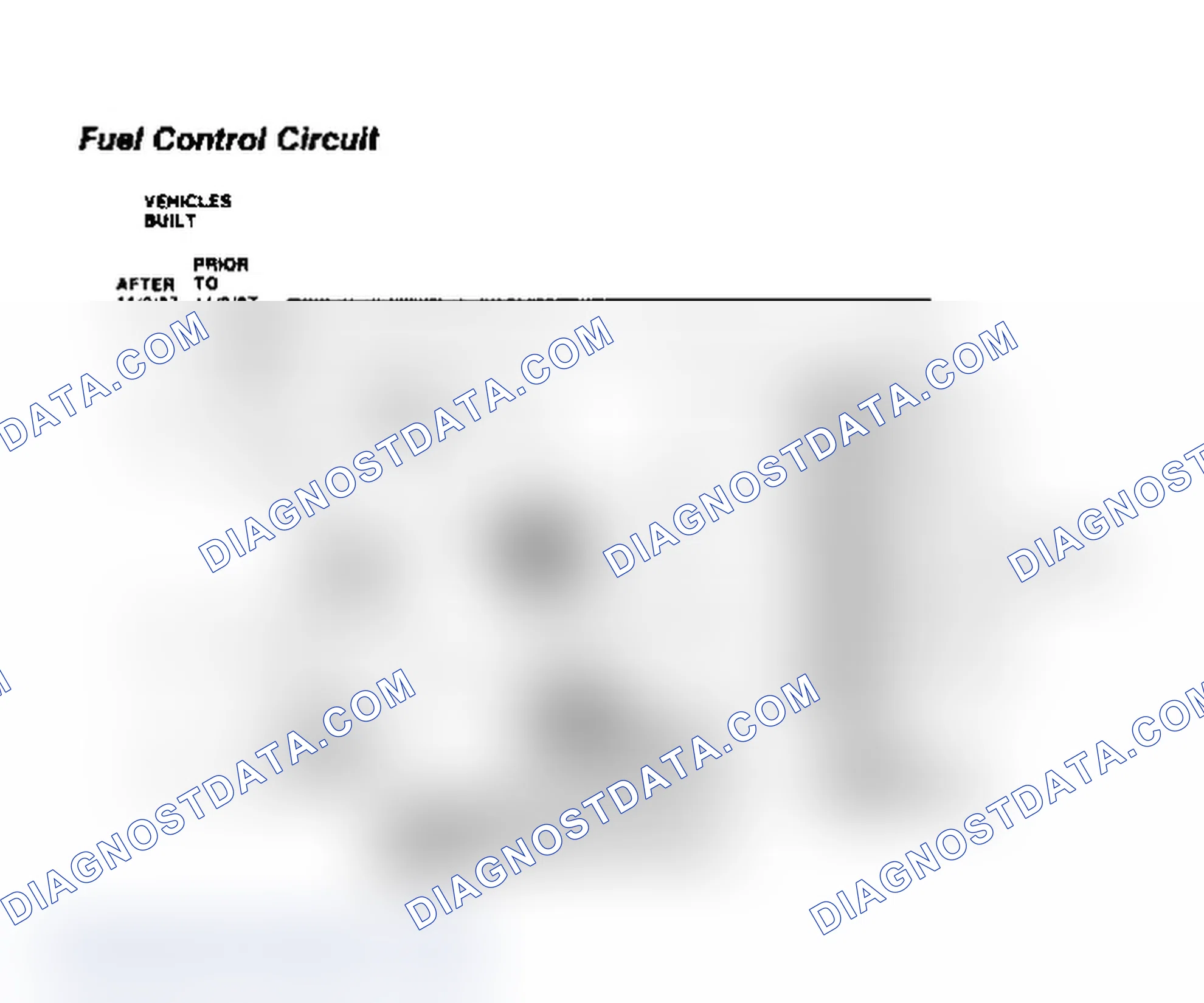 Scheme 33: Fuel Control Circuit