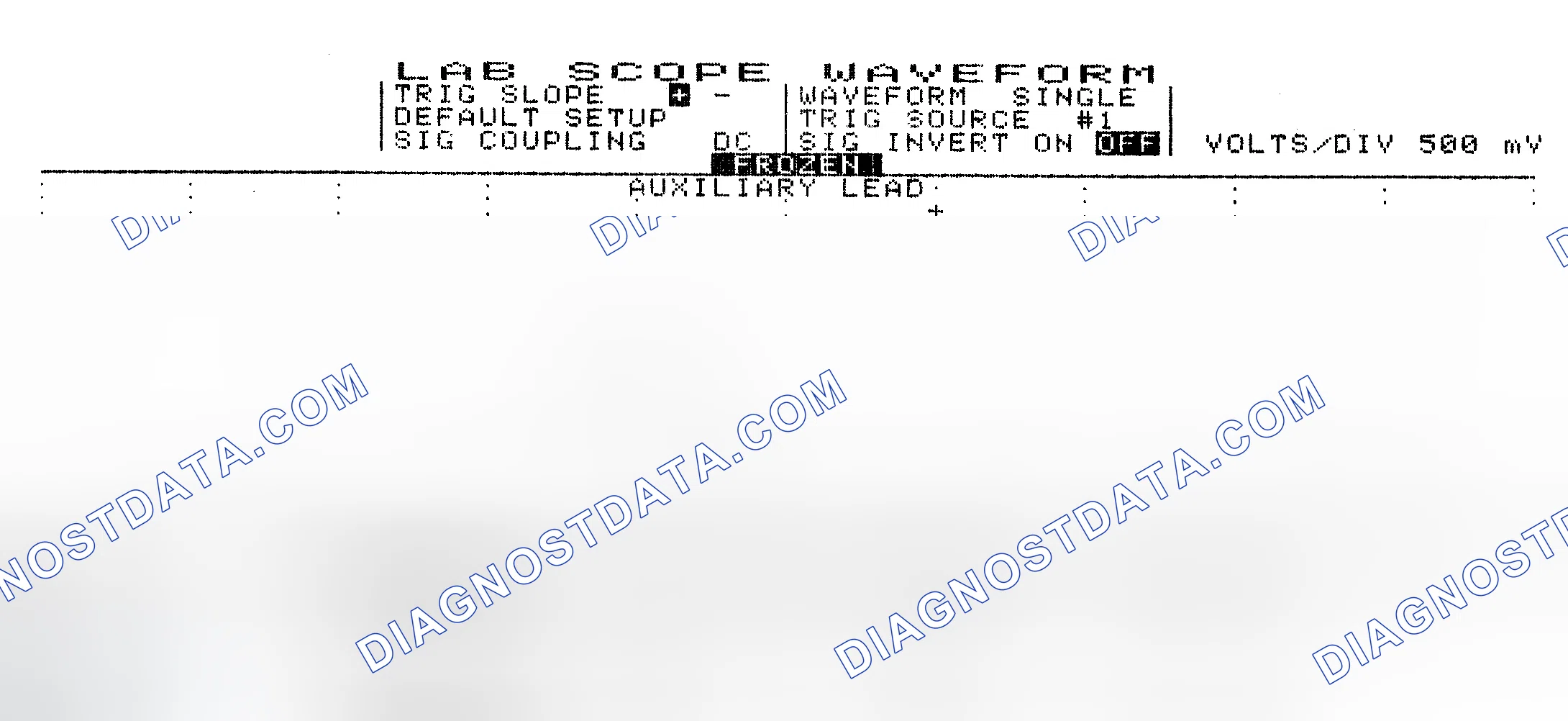 Scheme 10: Single Injector w/Excessive Current Flow - Current Pattern