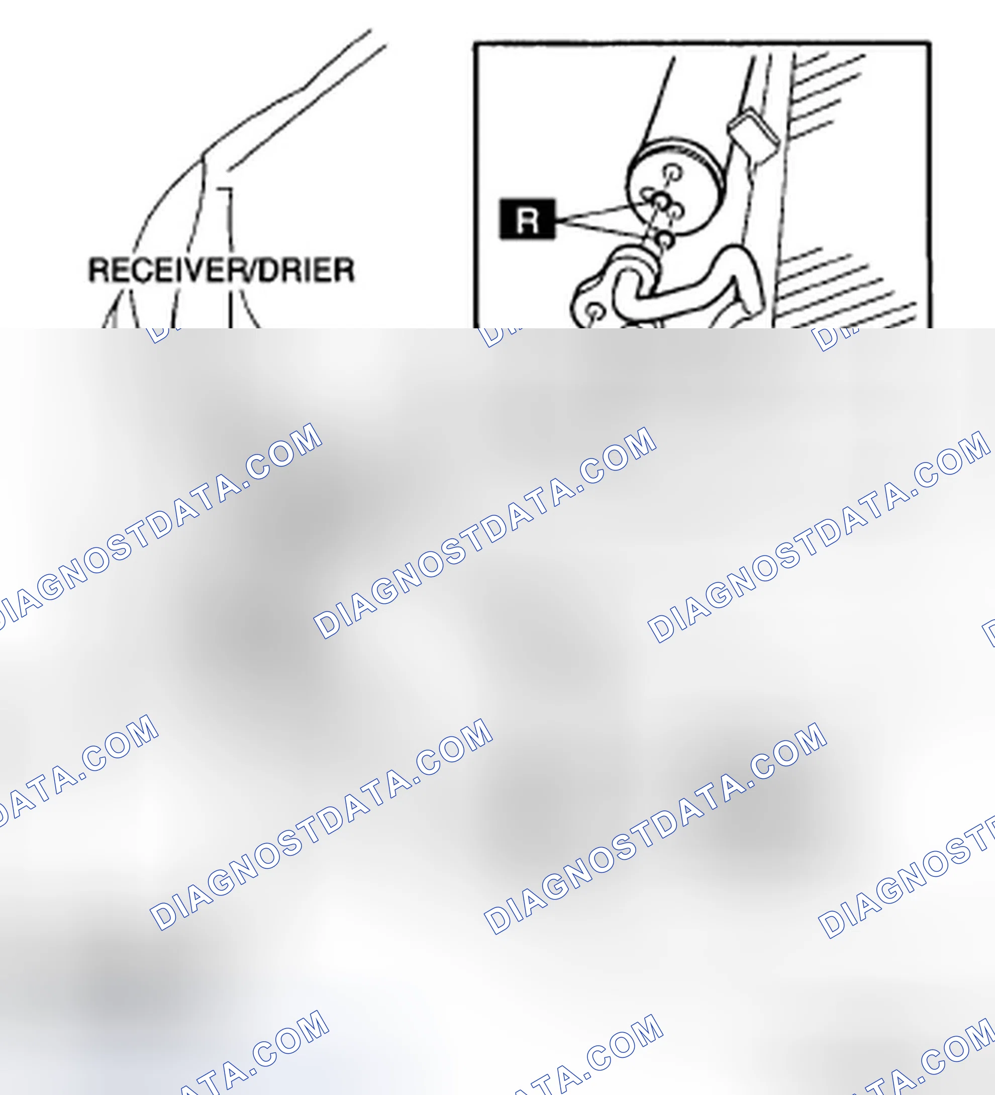 Scheme 120: RECEIVER/DRIER REMOVAL/INSTALLATION